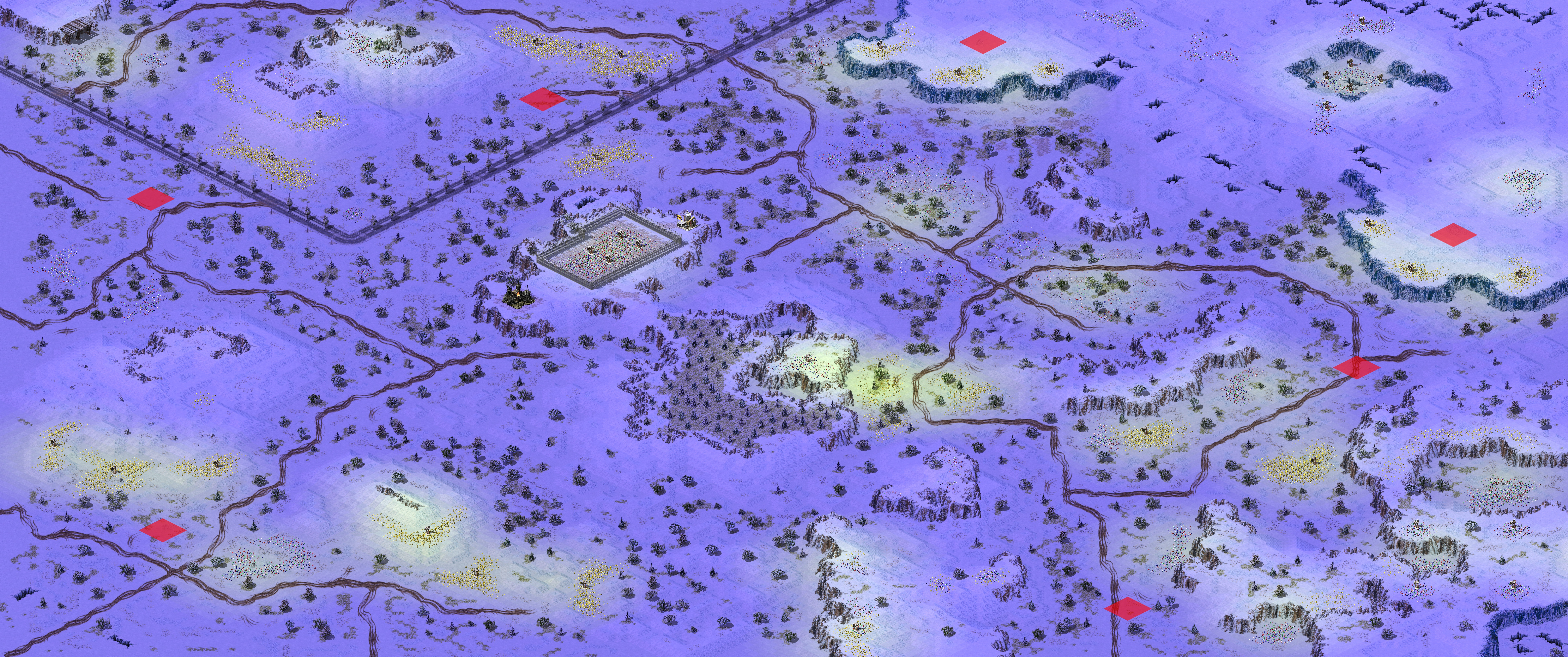 Rendered map: 2024 RA Melee - First Snow Sunset