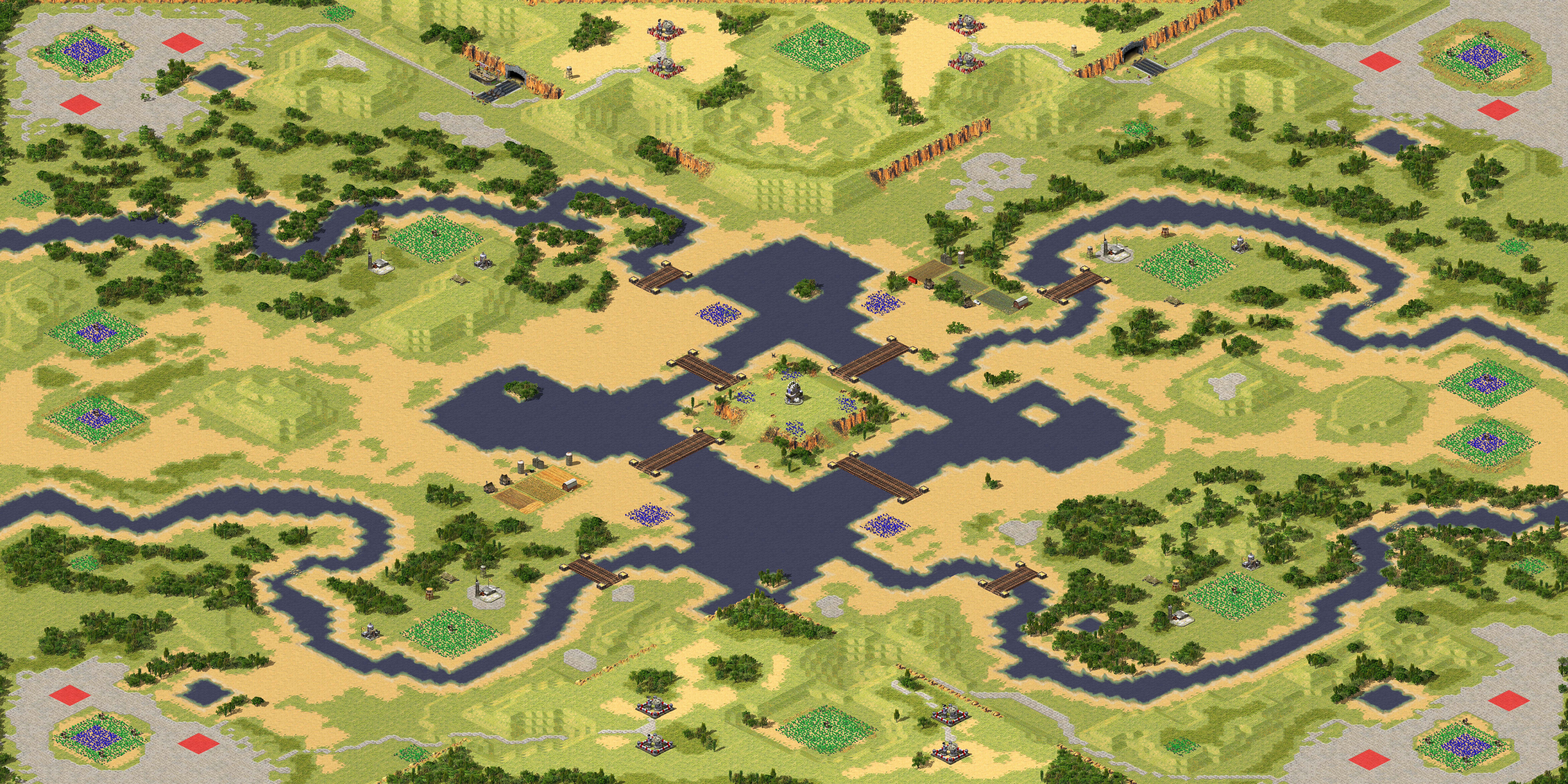 Rendered map: (8) Open Land