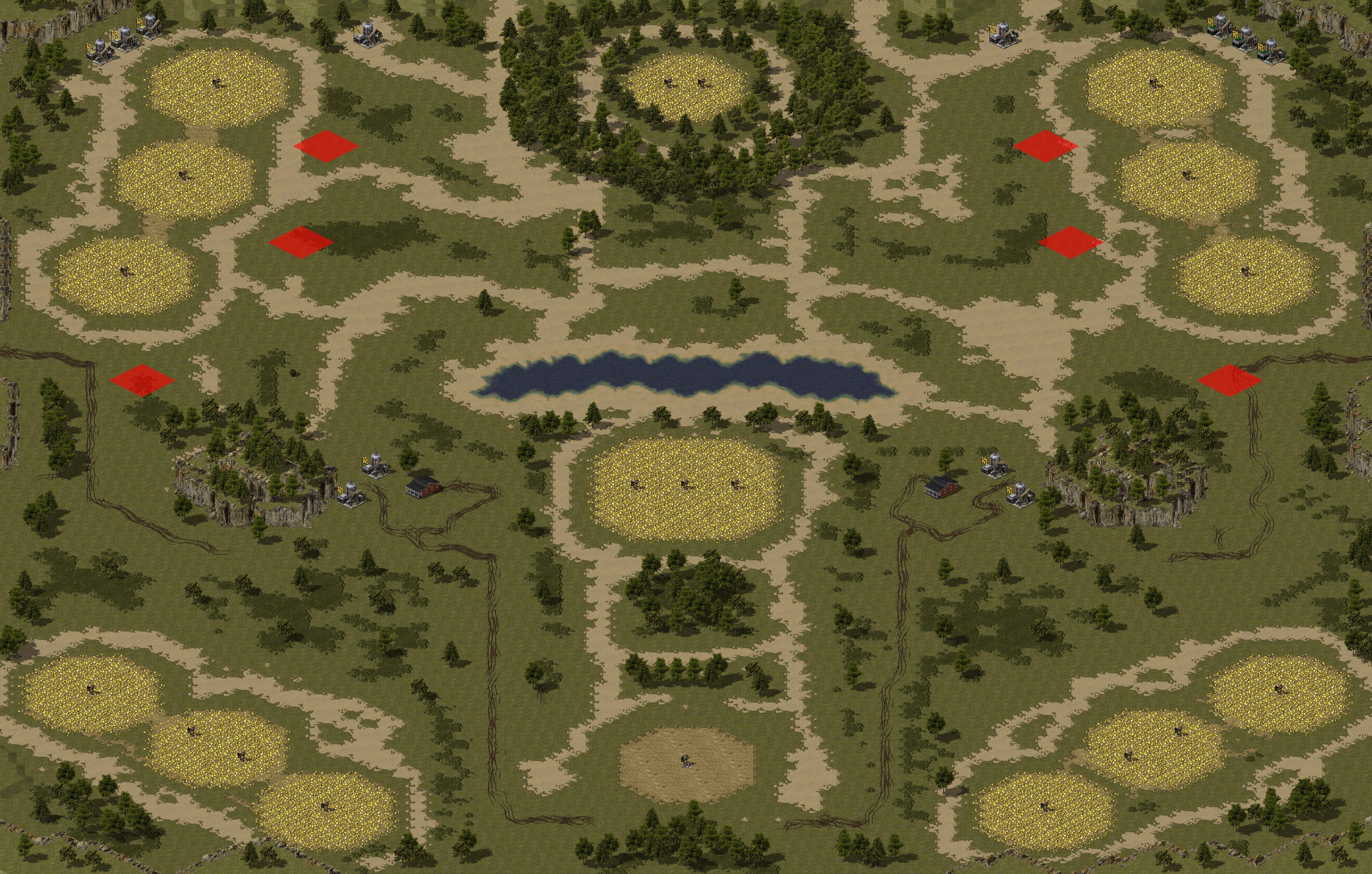 Rendered map: Forgotten Forest Six
