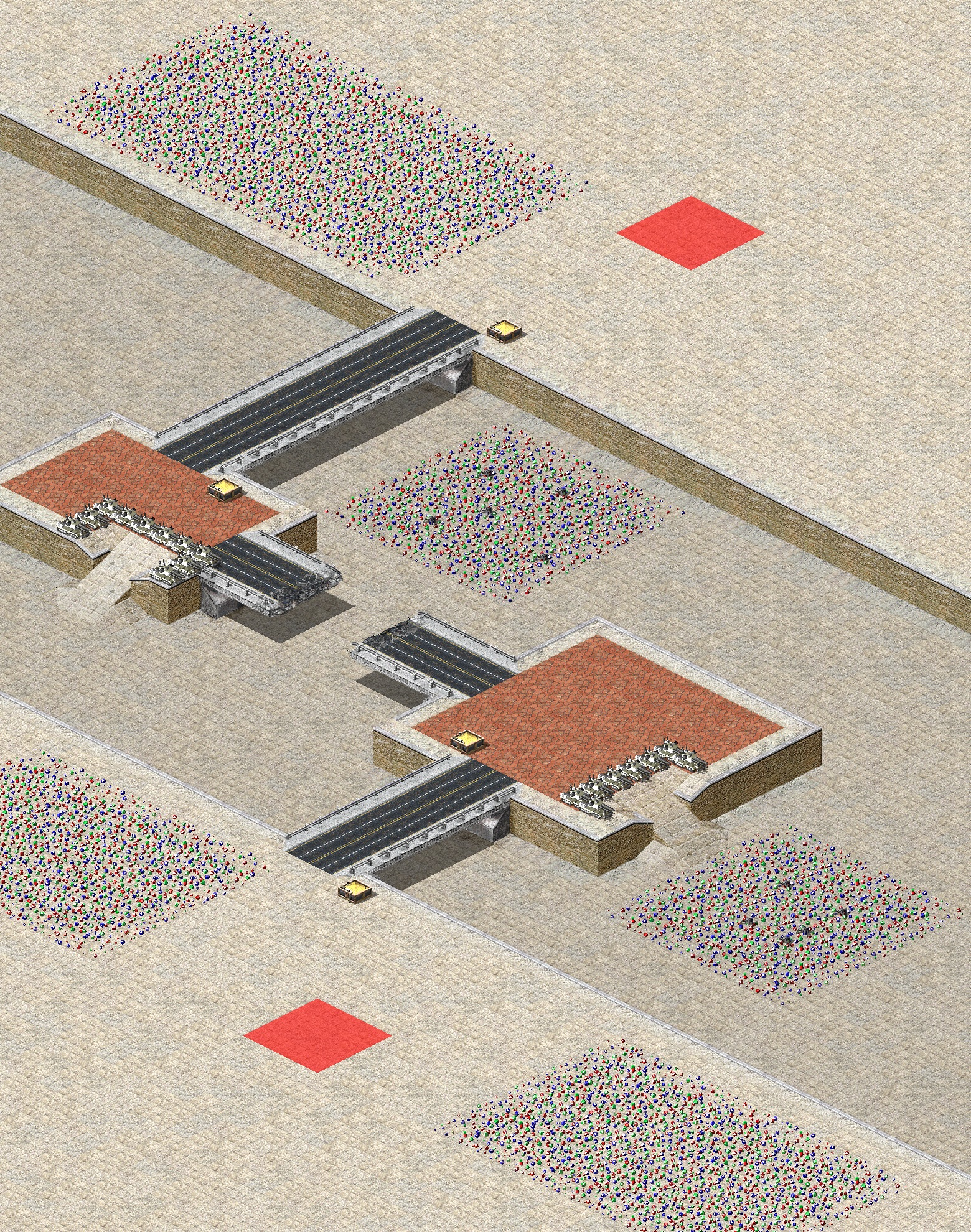 Rendered map: 1v1 Rich Arena