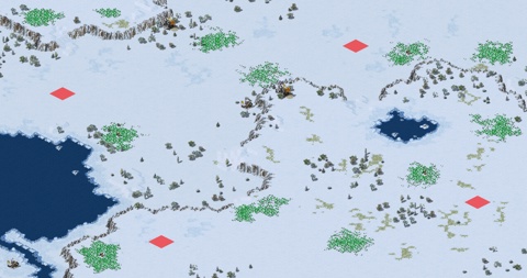 Rendered preview of [RA2] Allied Campaign: Red Storm - Map 1