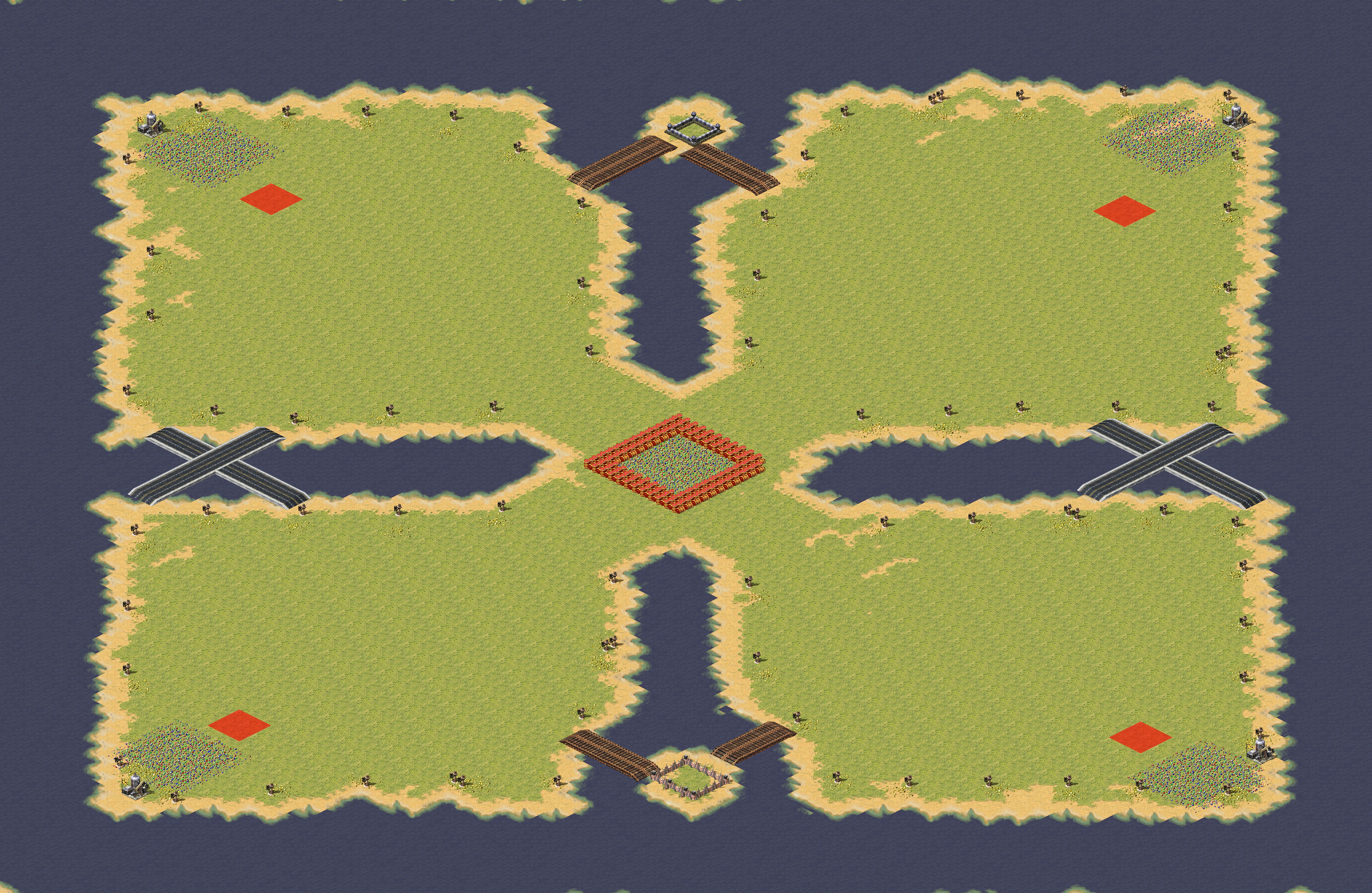 Rendered map: 4v Base Oil Well