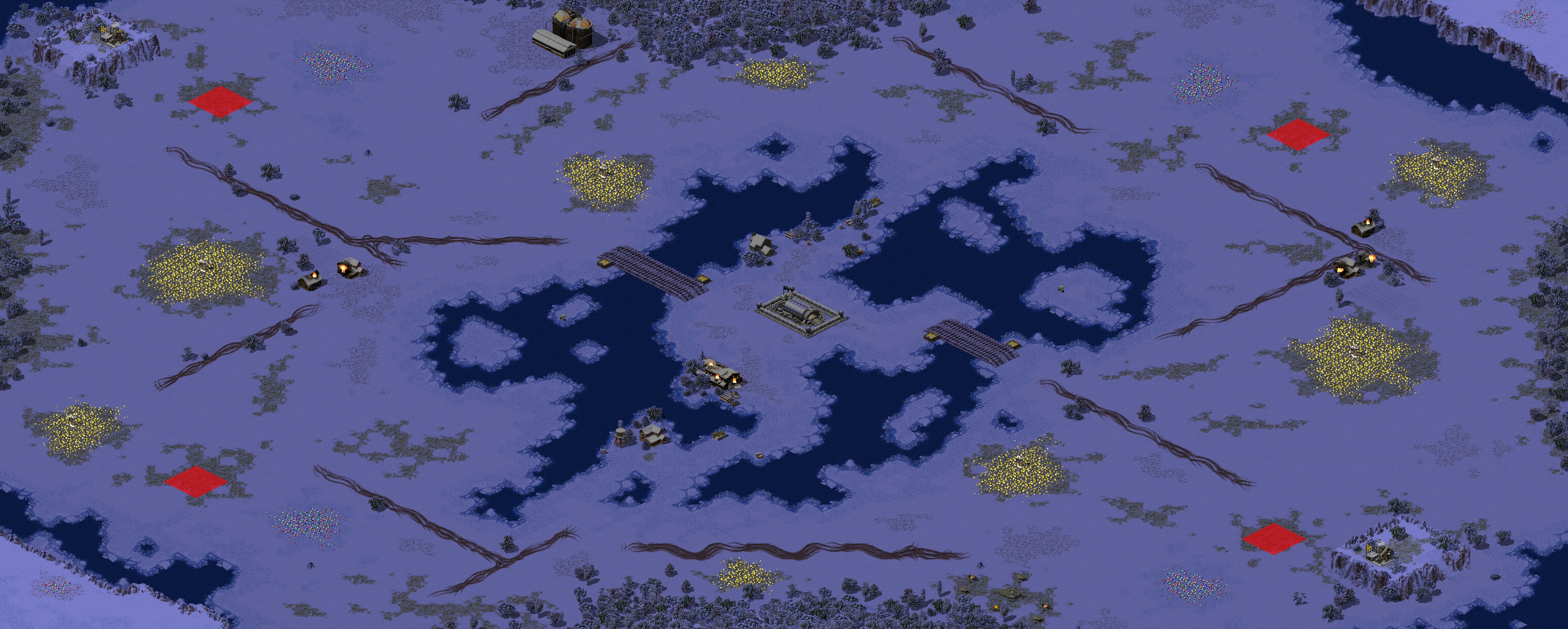 Rendered map: Noisy Ghost: Allied War Factory