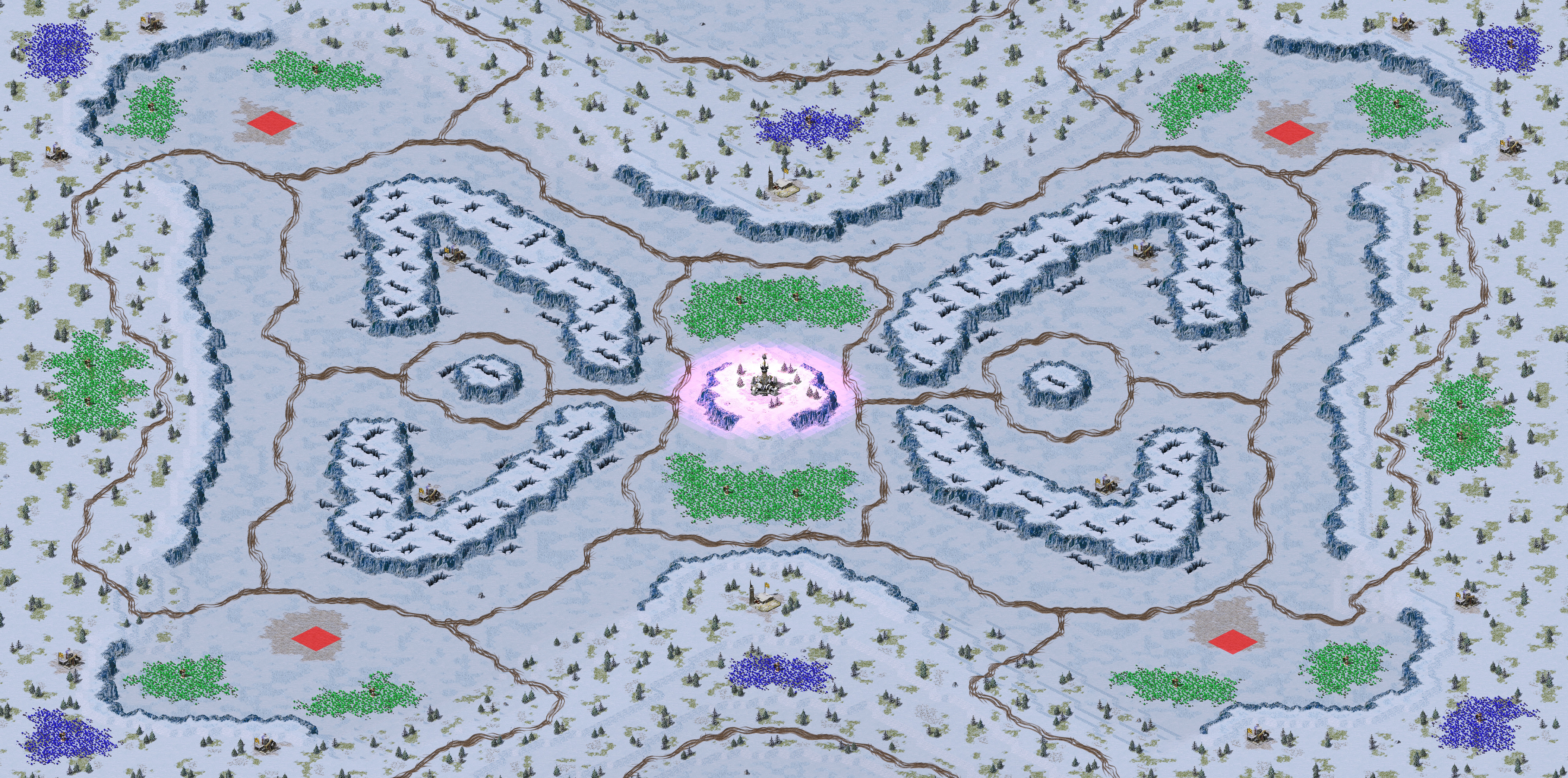 Rendered map: (4) Bitter Wing Nut