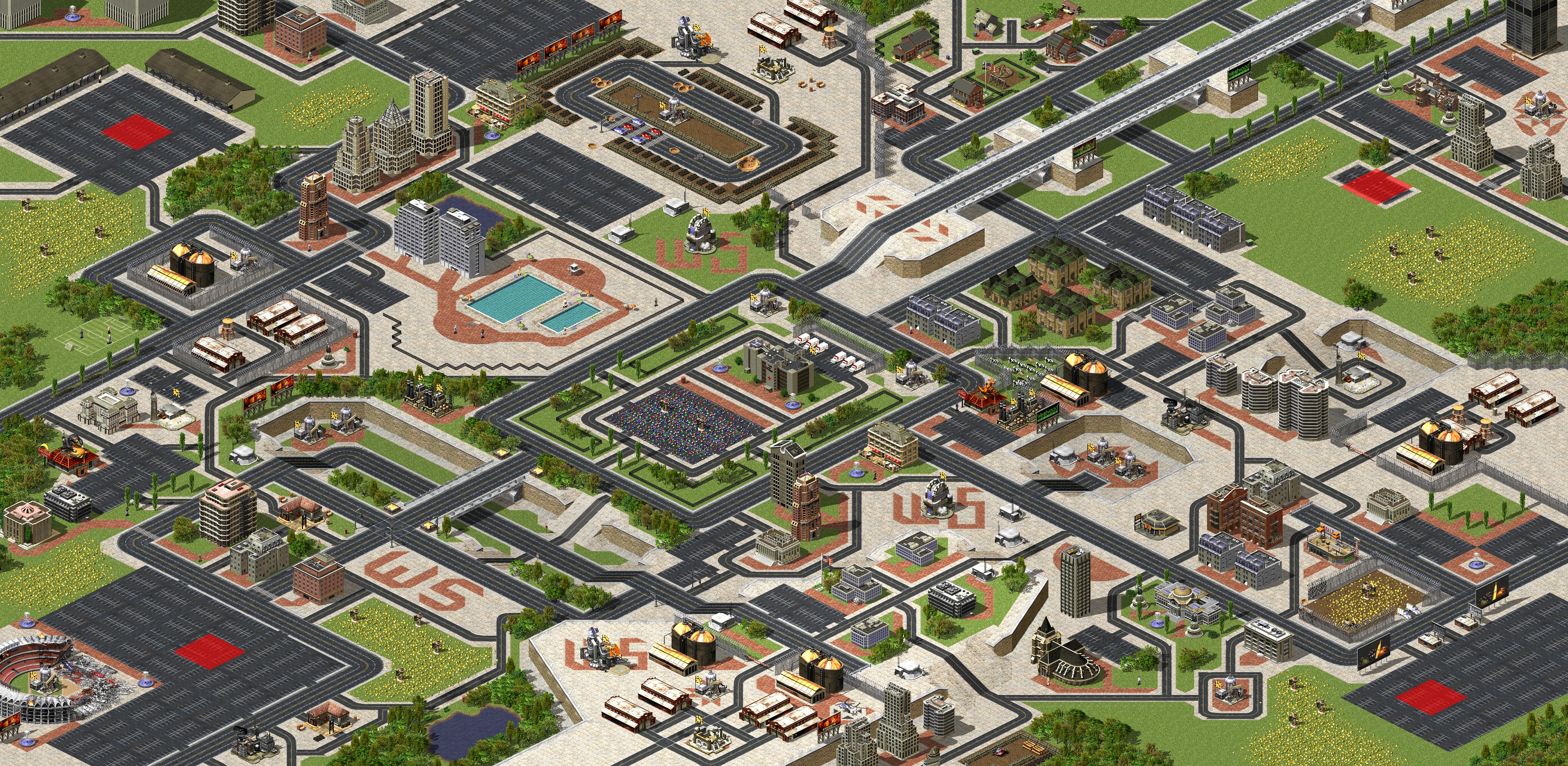 Rendered map: Westwood Tribute