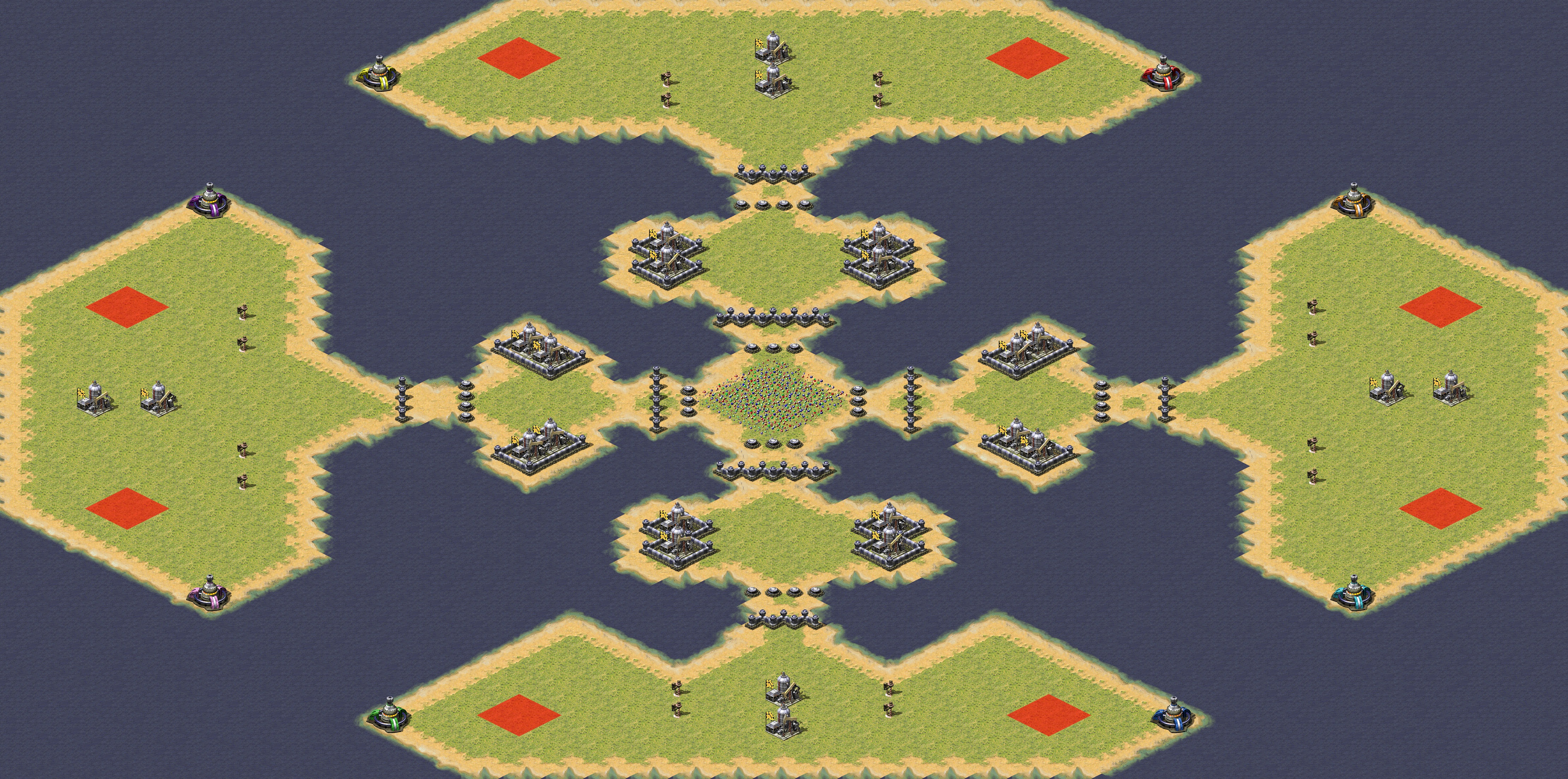 Rendered map: Edge 2v2v2v2