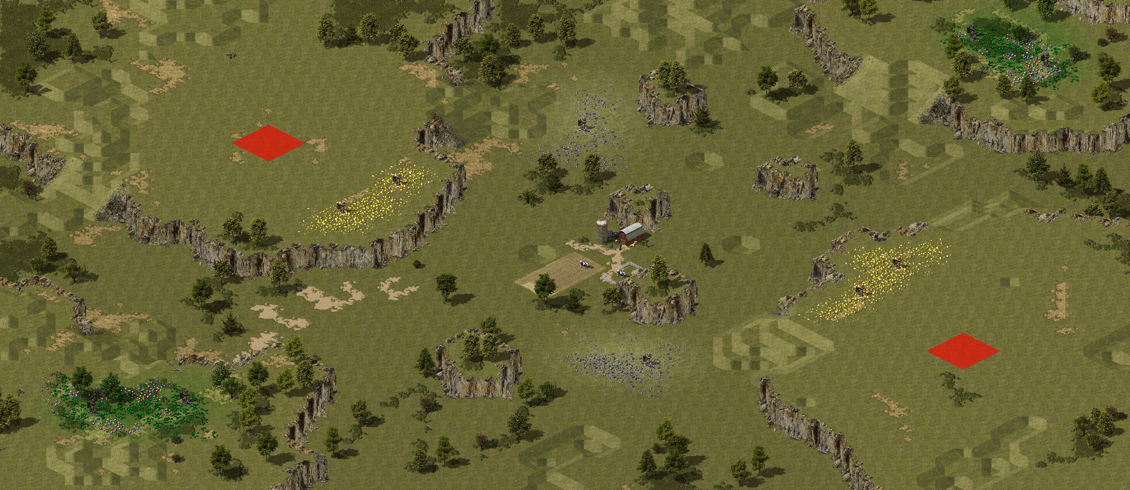 Rendered map: Rainy Tiers