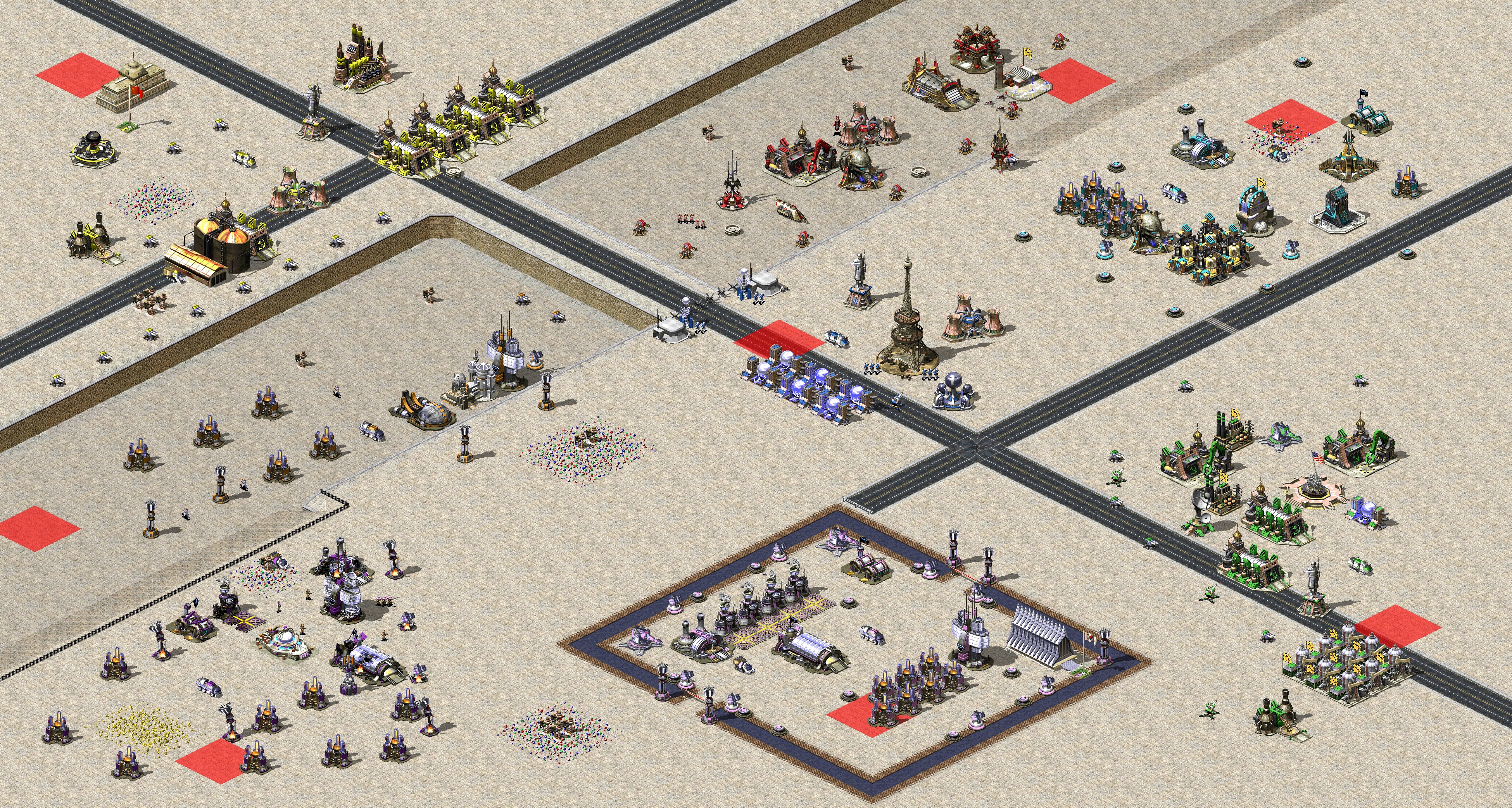 Rendered map: Unfair Tech Patch of Land