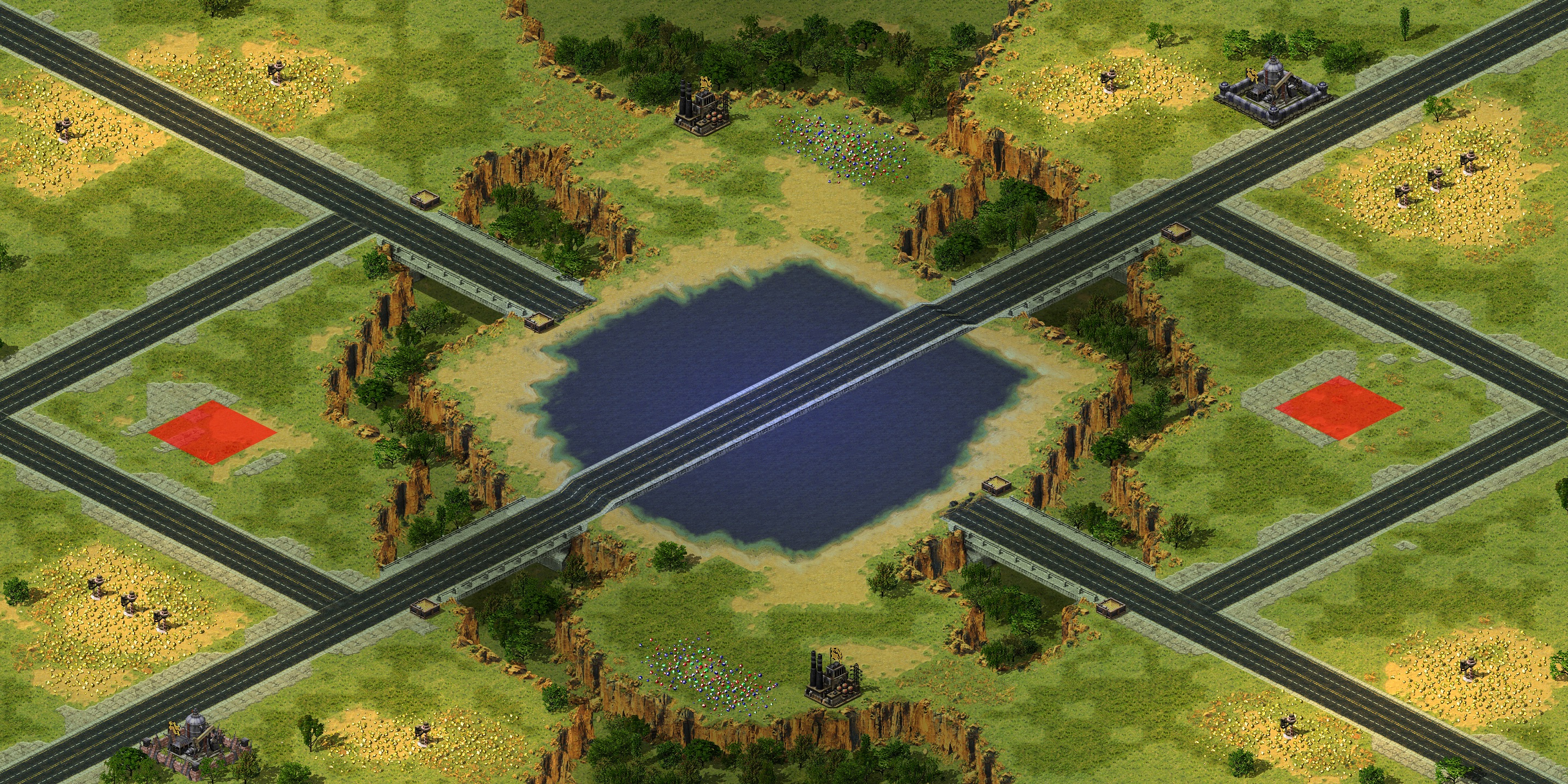 Rendered map: Mountain Assault