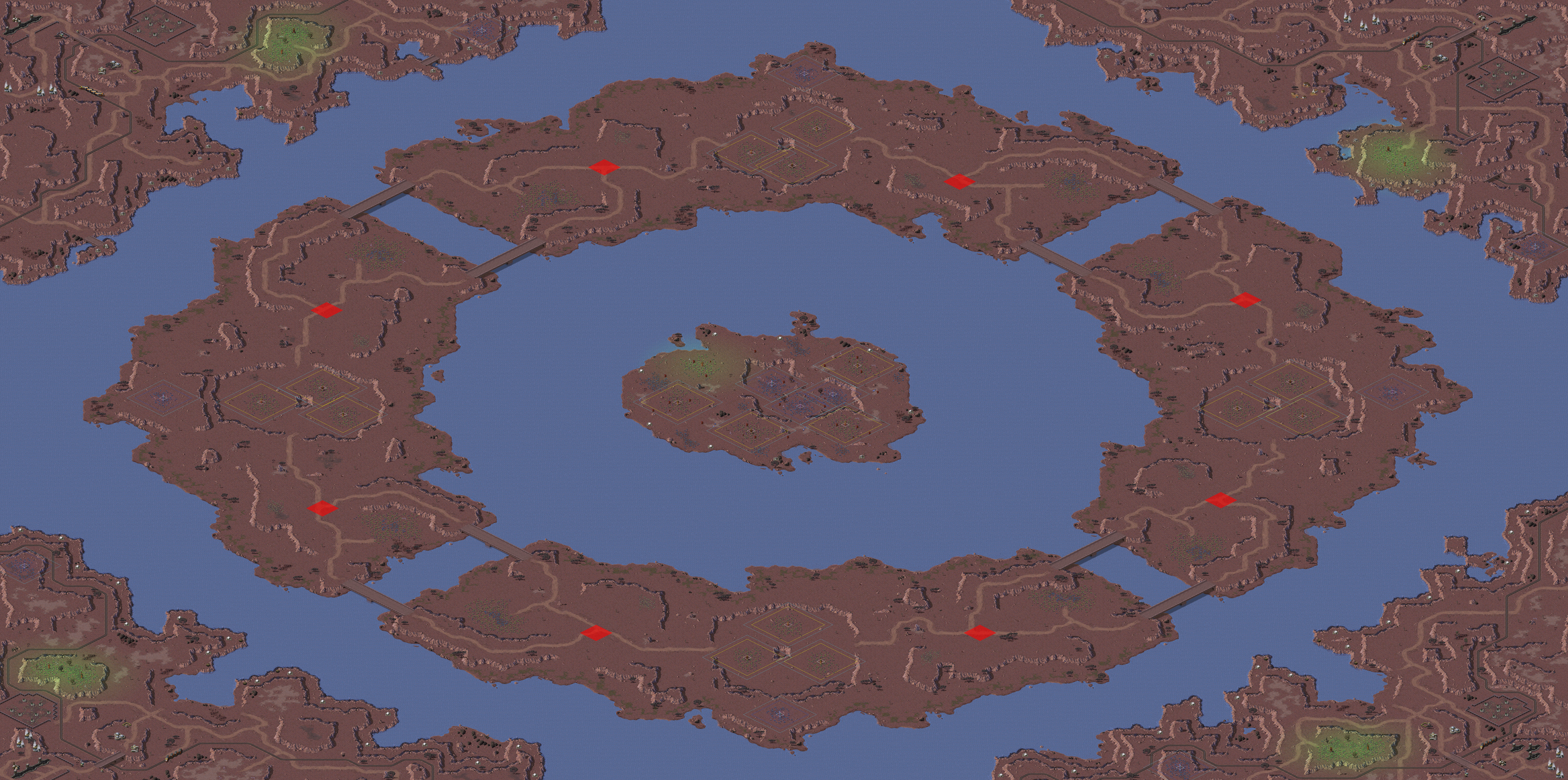 Rendered map: Dante's Desert