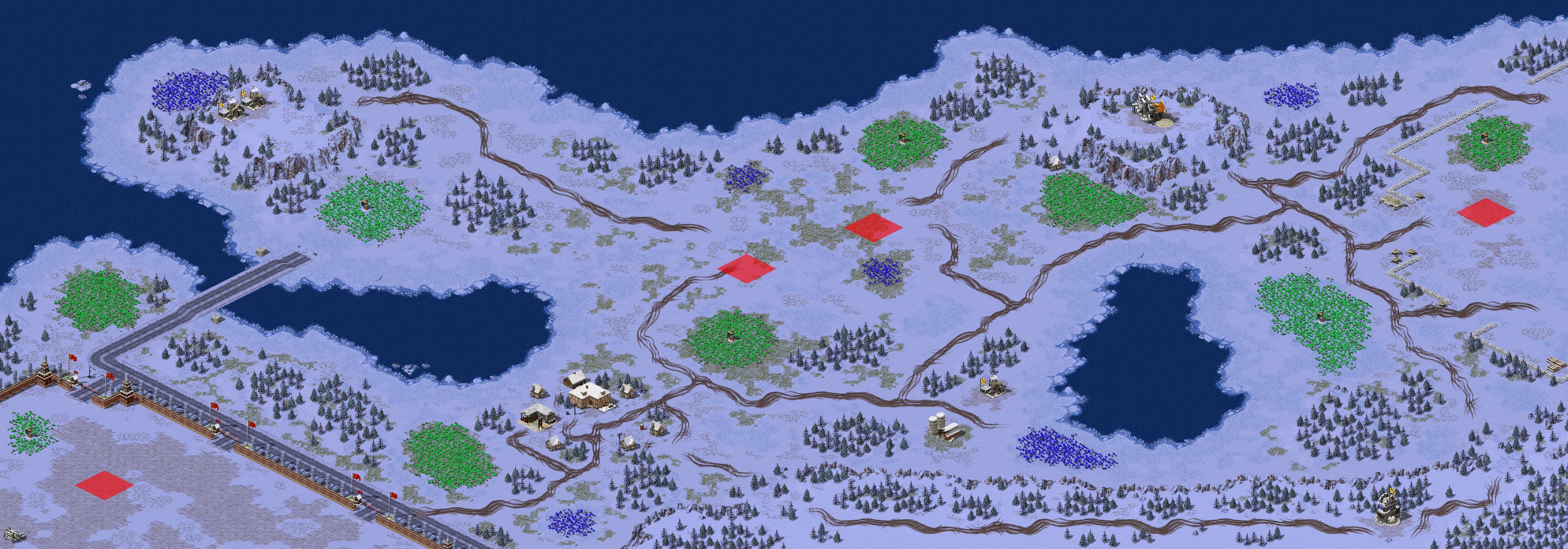 Rendered map: [YR] Allied Campaign - Map 3