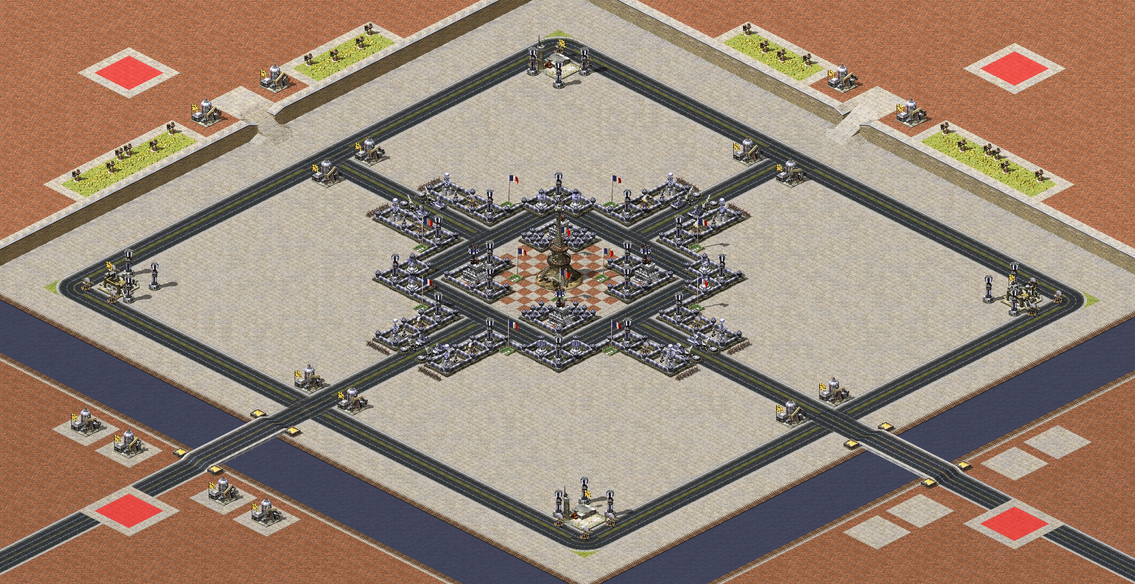 Rendered map: Paris Bolt