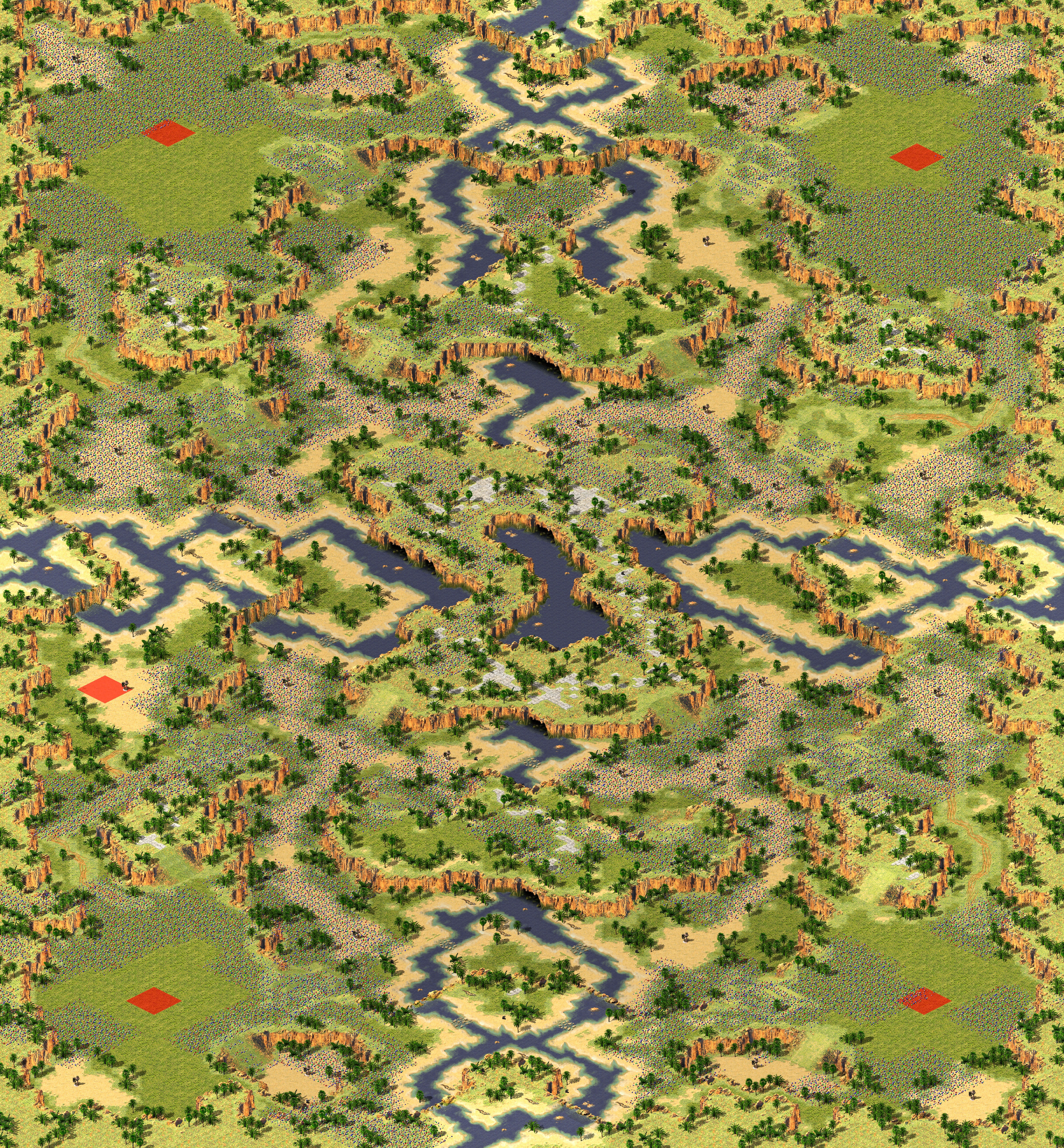 Rendered map: Peace BabyQ Jungle 5 Resource
