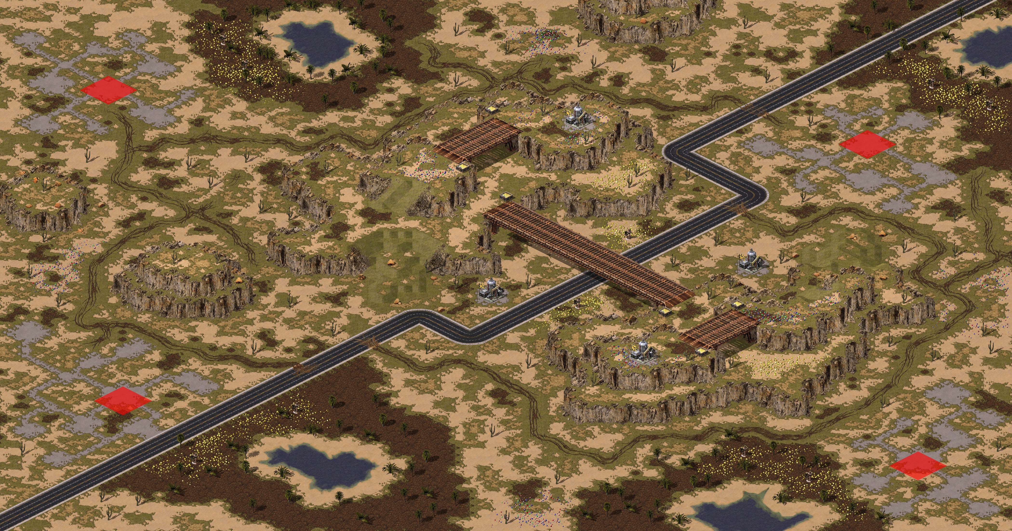 Rendered map: Head for the Hills