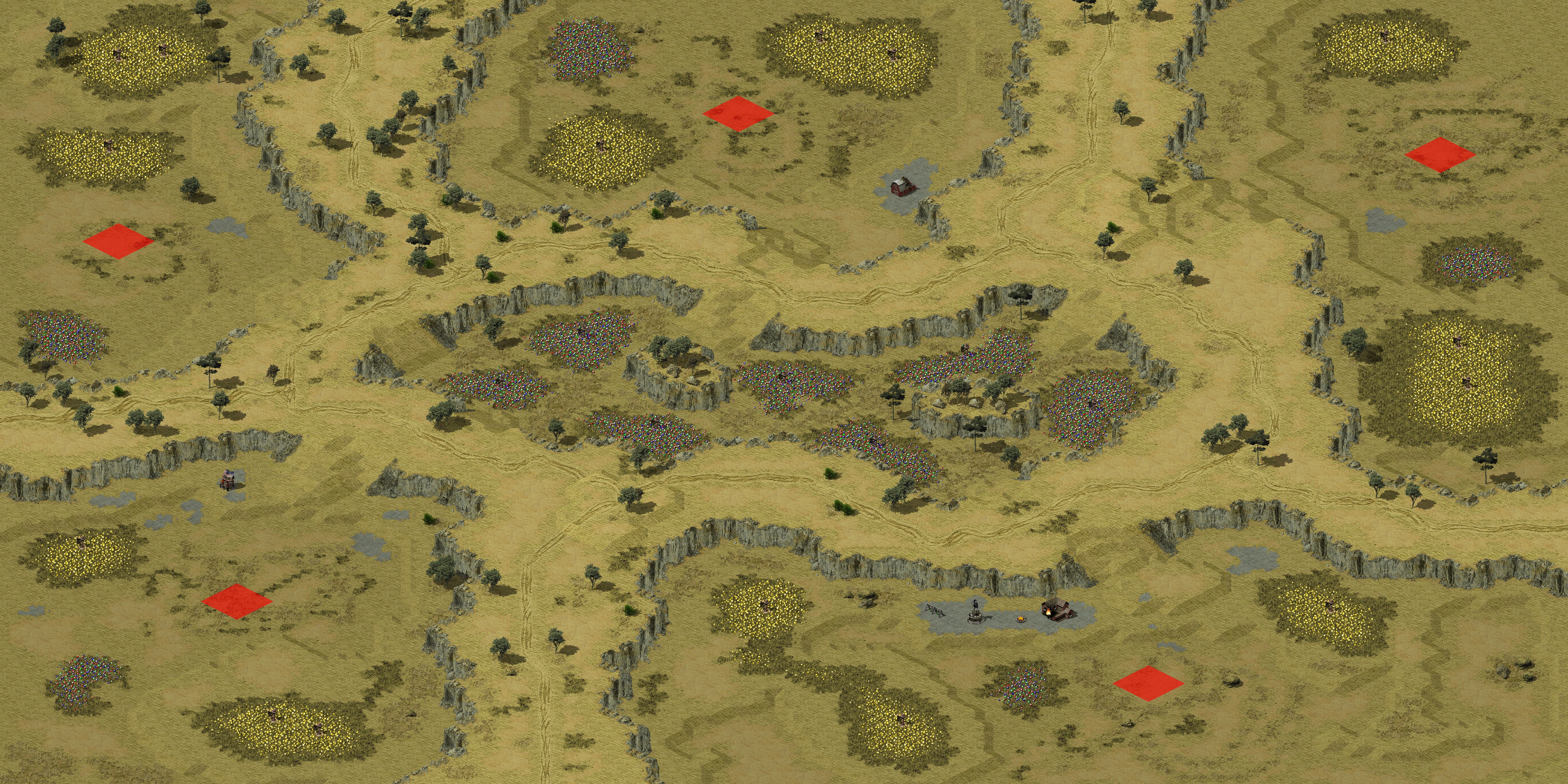 Rendered map: Tiberian Garden