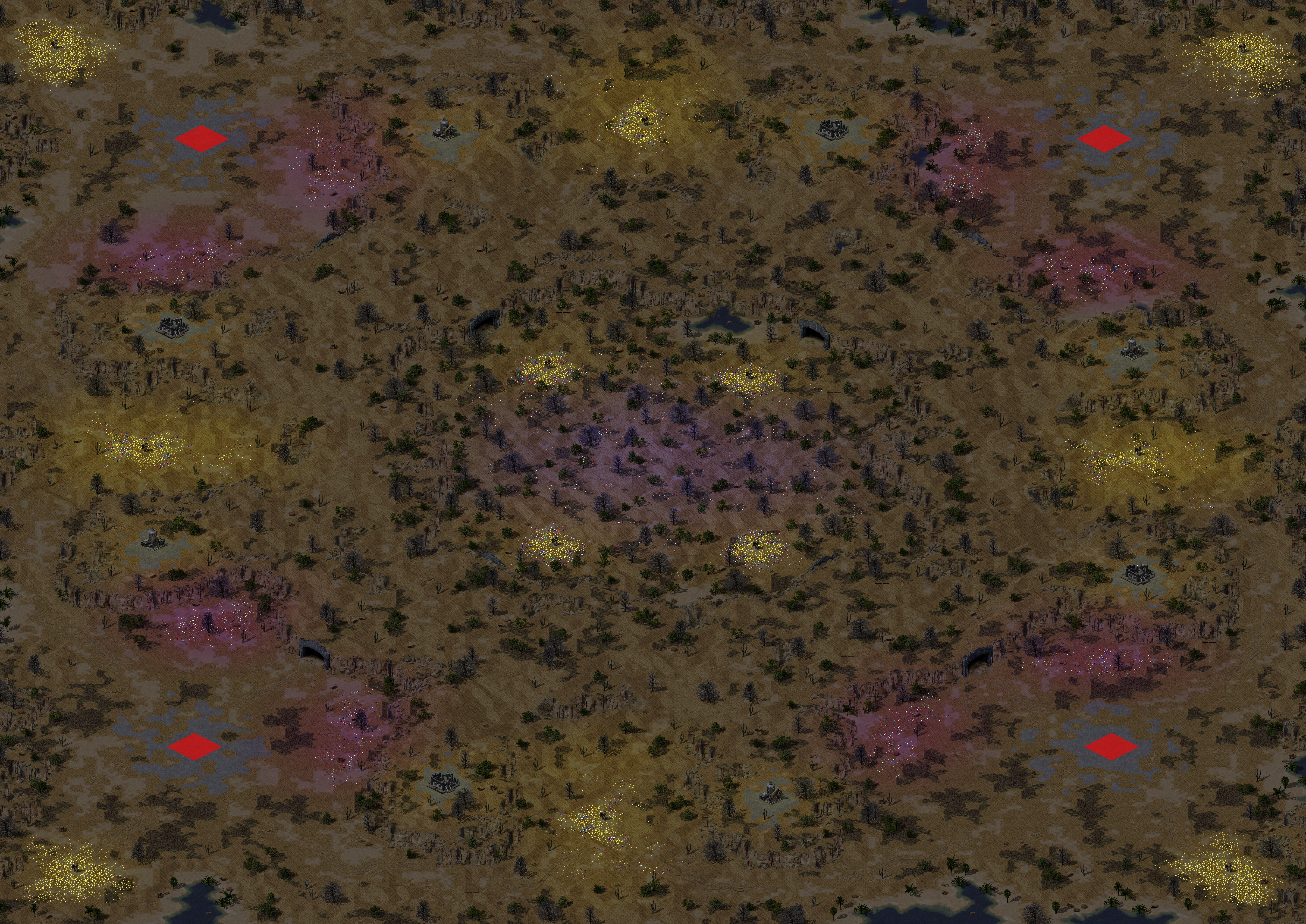 Rendered map: Crystal Forest