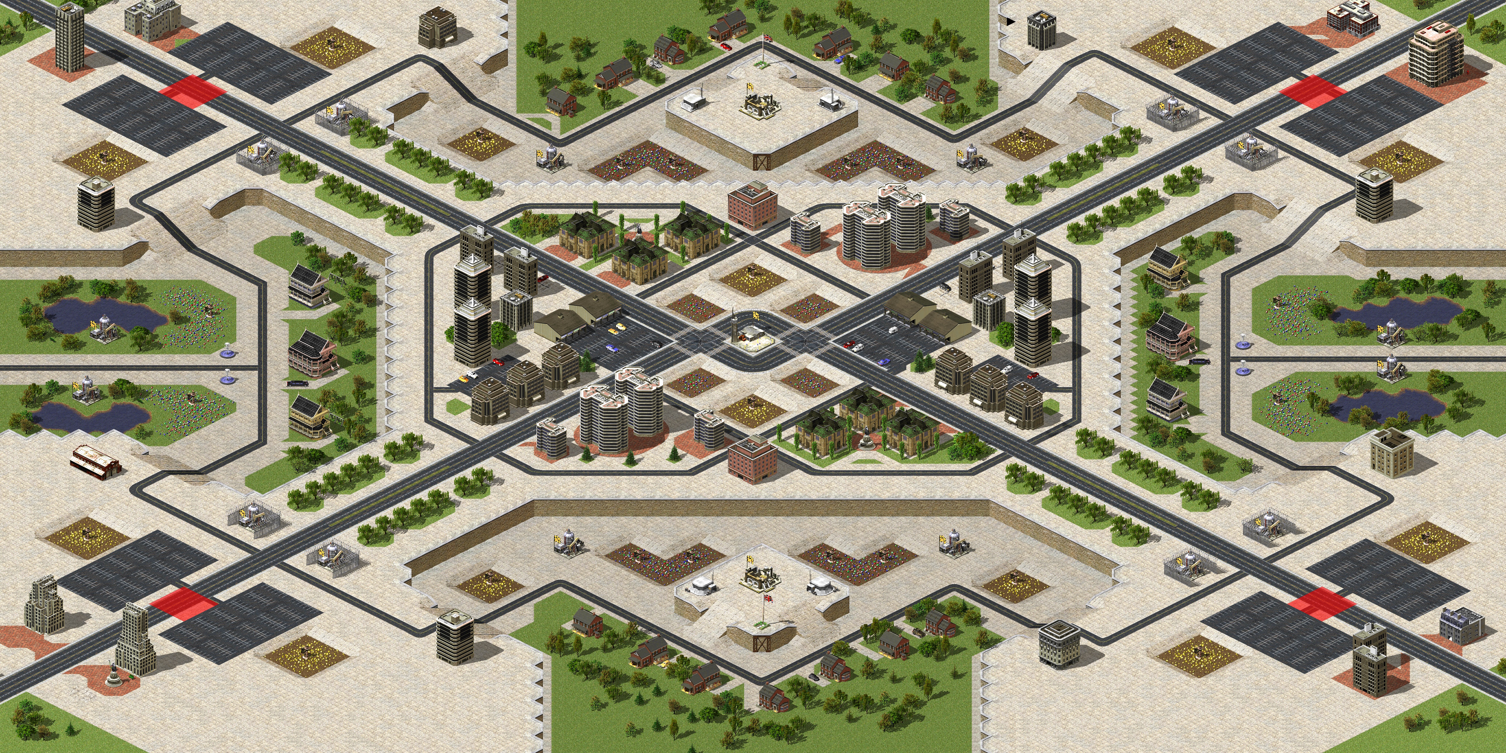 Rendered map: 4 Corners of Chaos