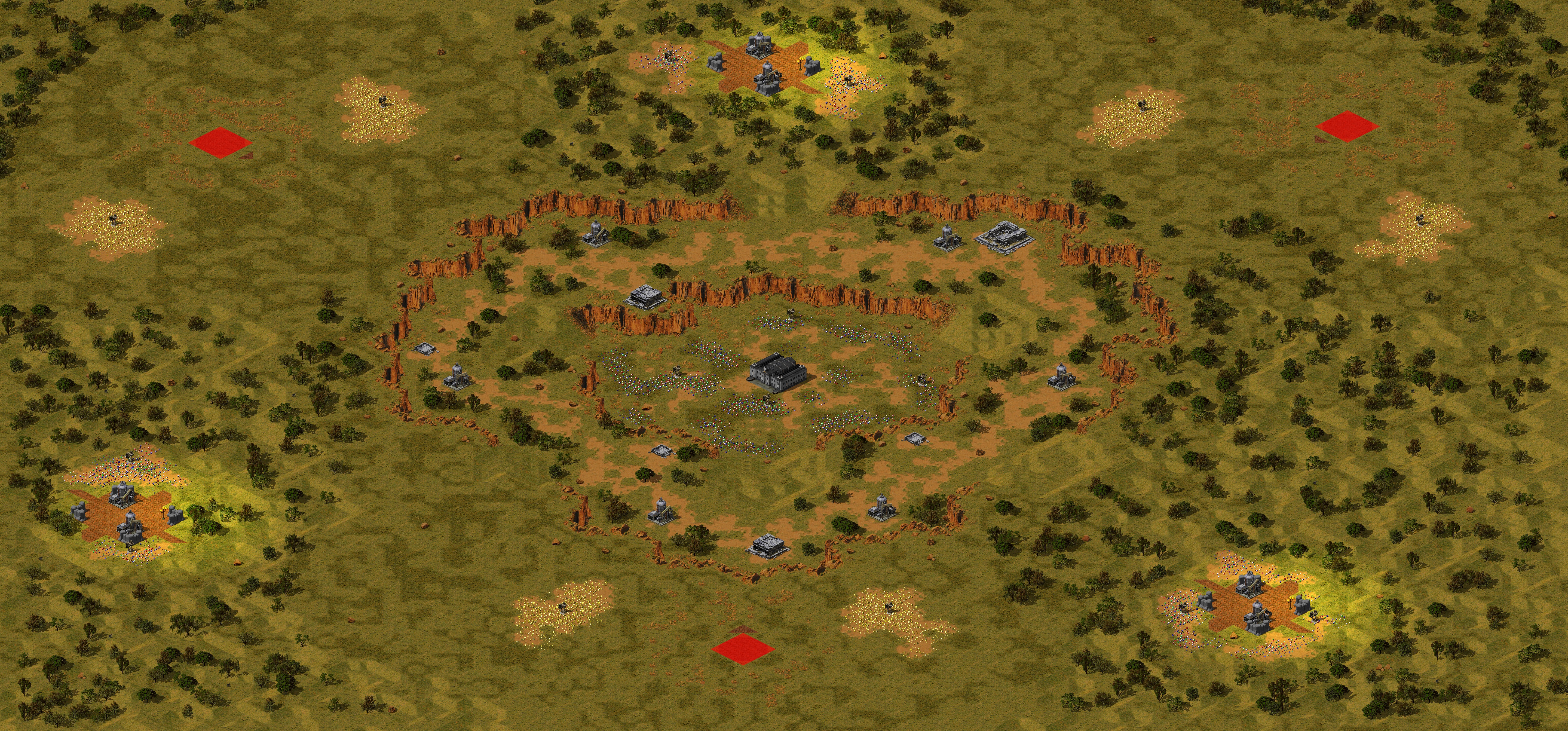 Rendered map: Mystery Town