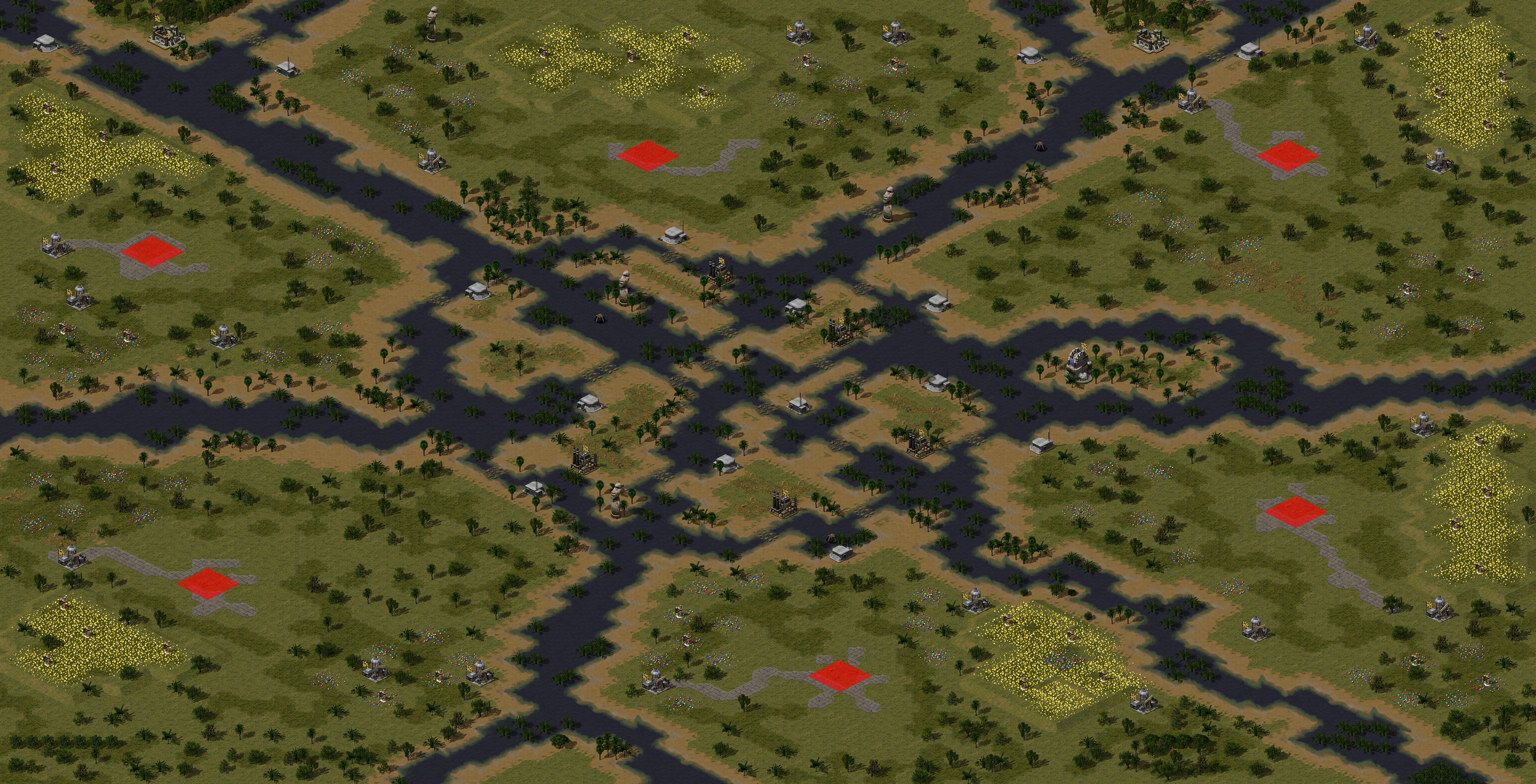 Rendered map: 雨林之战