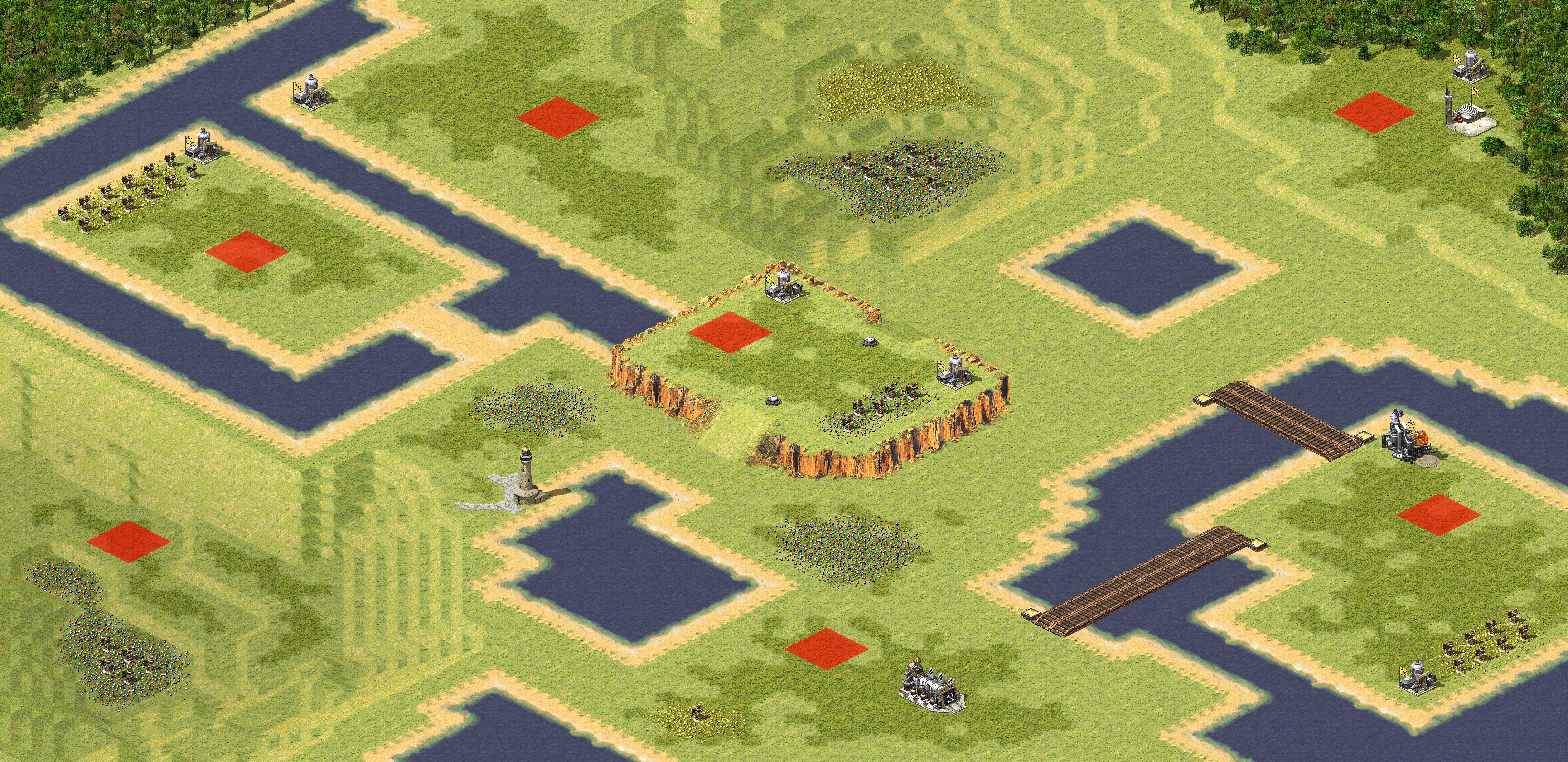 Rendered map: Unfair Small World 01