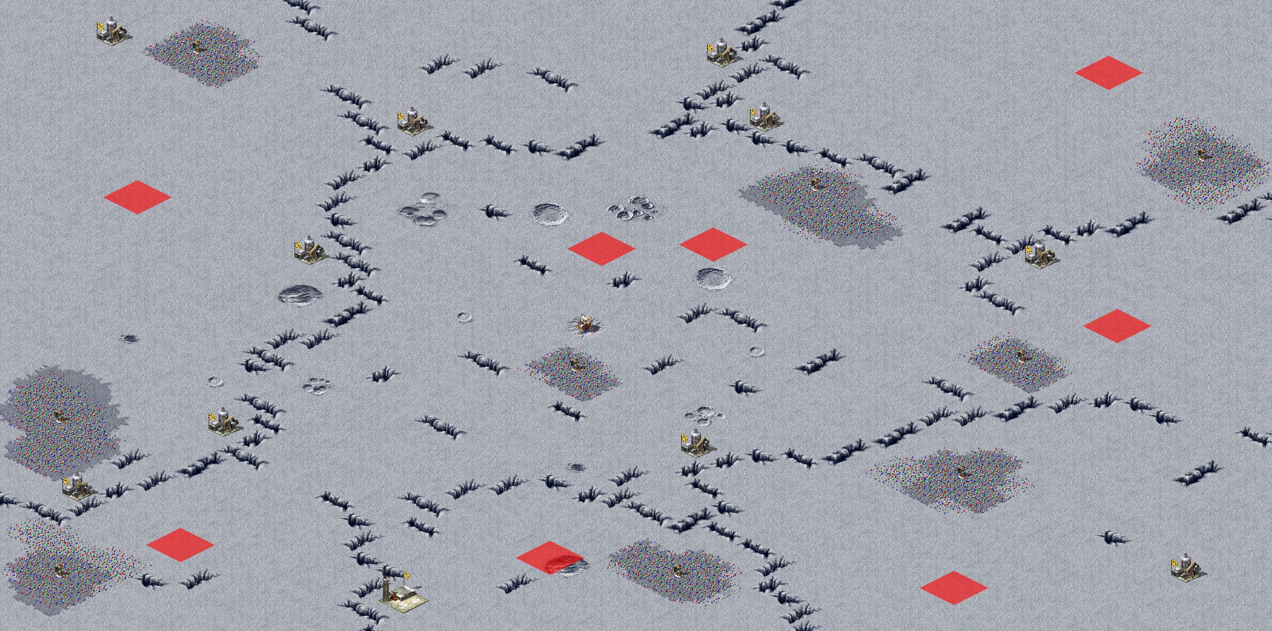 Rendered map: 8-Player Space Battle