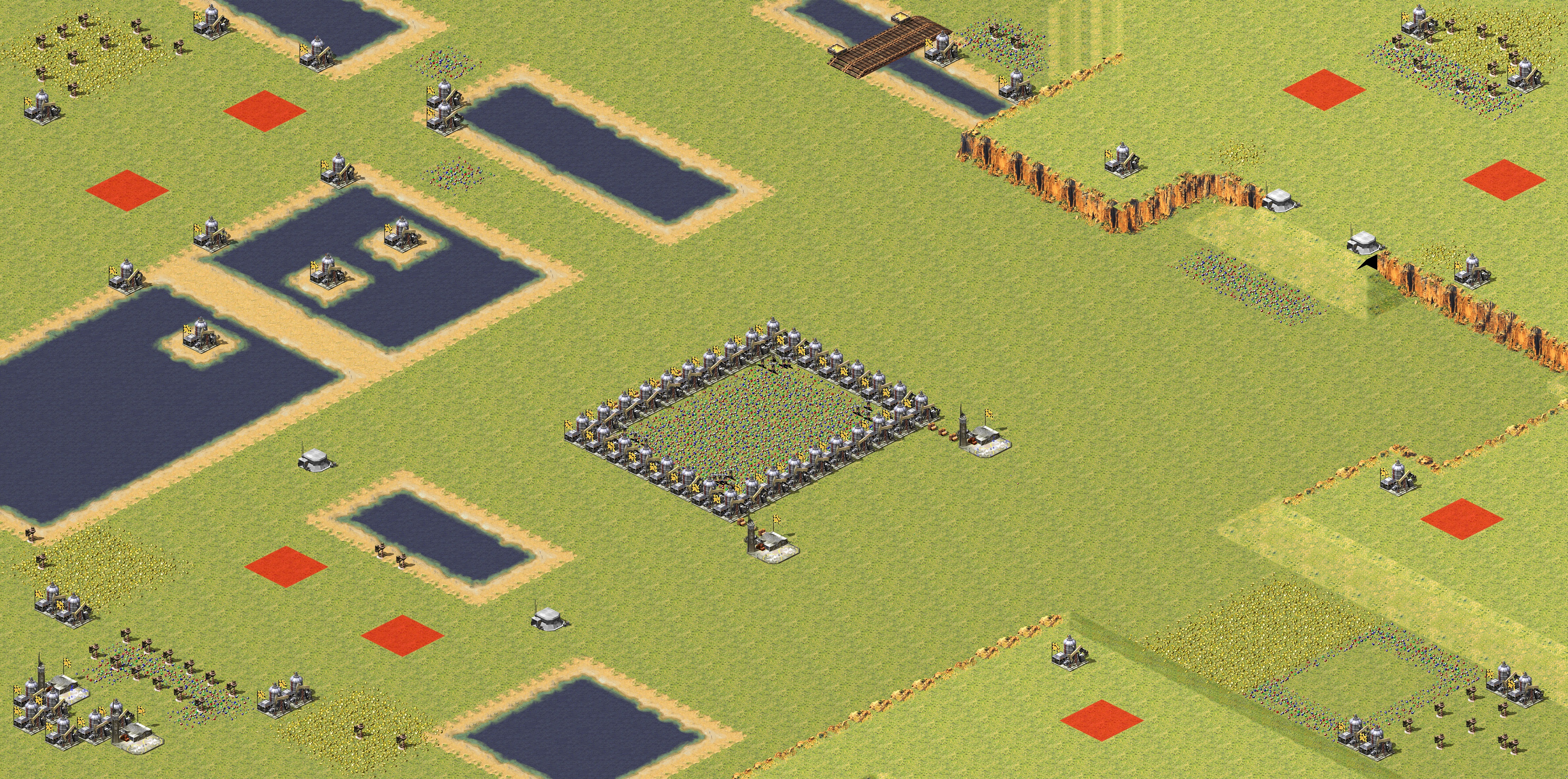 Rendered map: 2v2v2v2 Liu's Custom