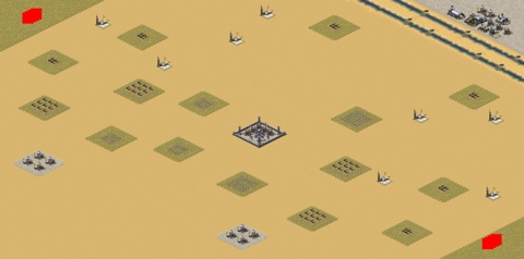 Rendered preview of Sandbox 4 (4v4) Flat Resource Battle