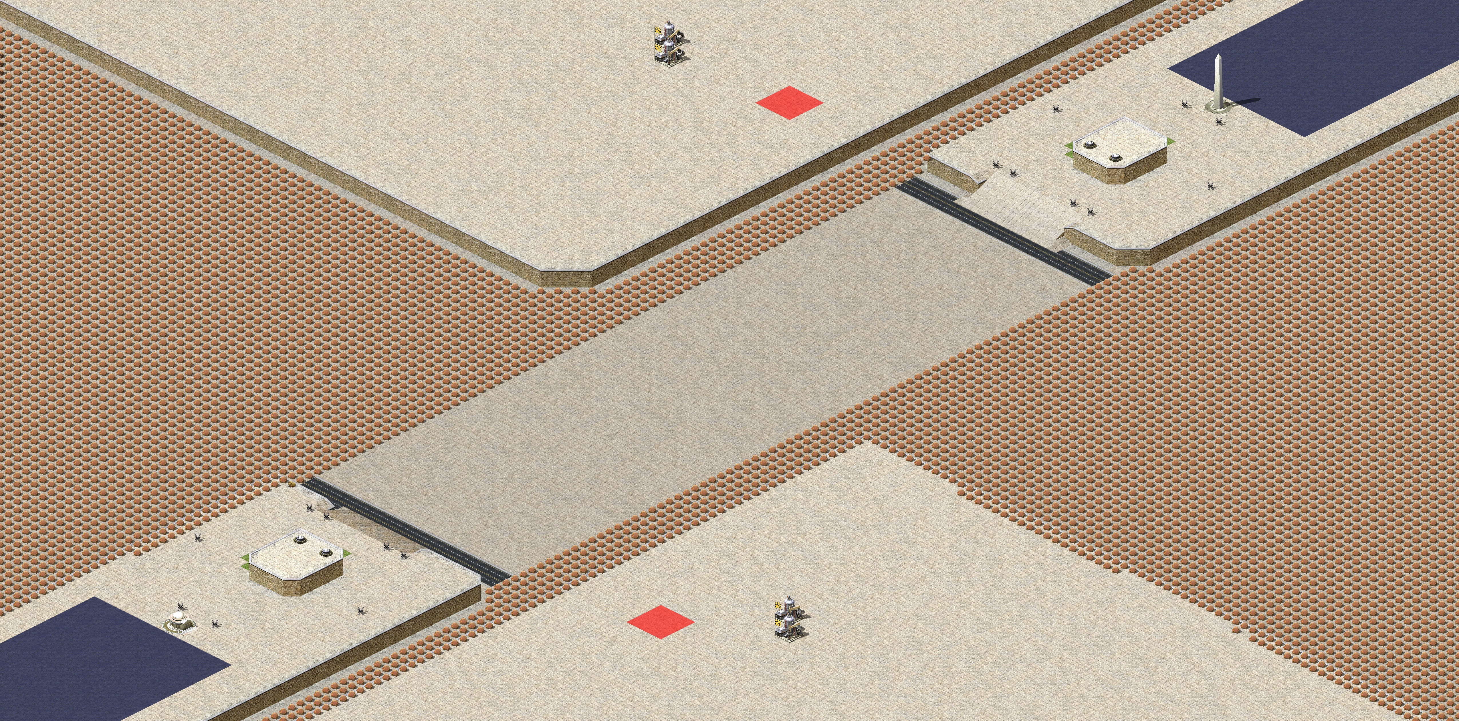 Rendered map: Cricket Electronic Test 1