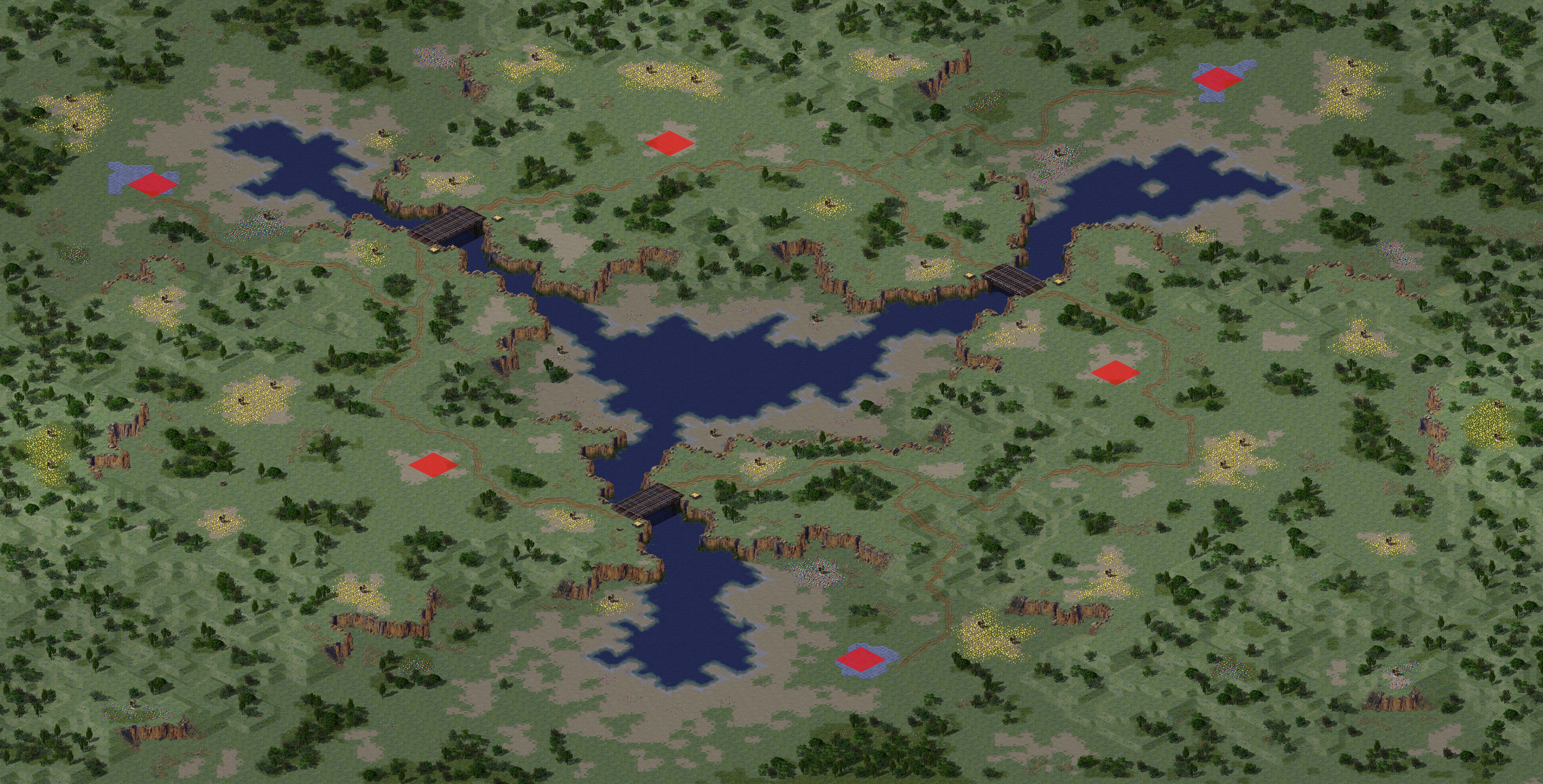 Rendered map: Three Gorges