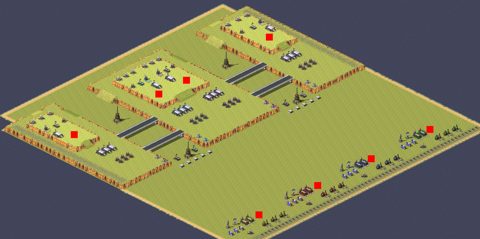 Rendered preview of 4 Soviet 4 Allied Rush