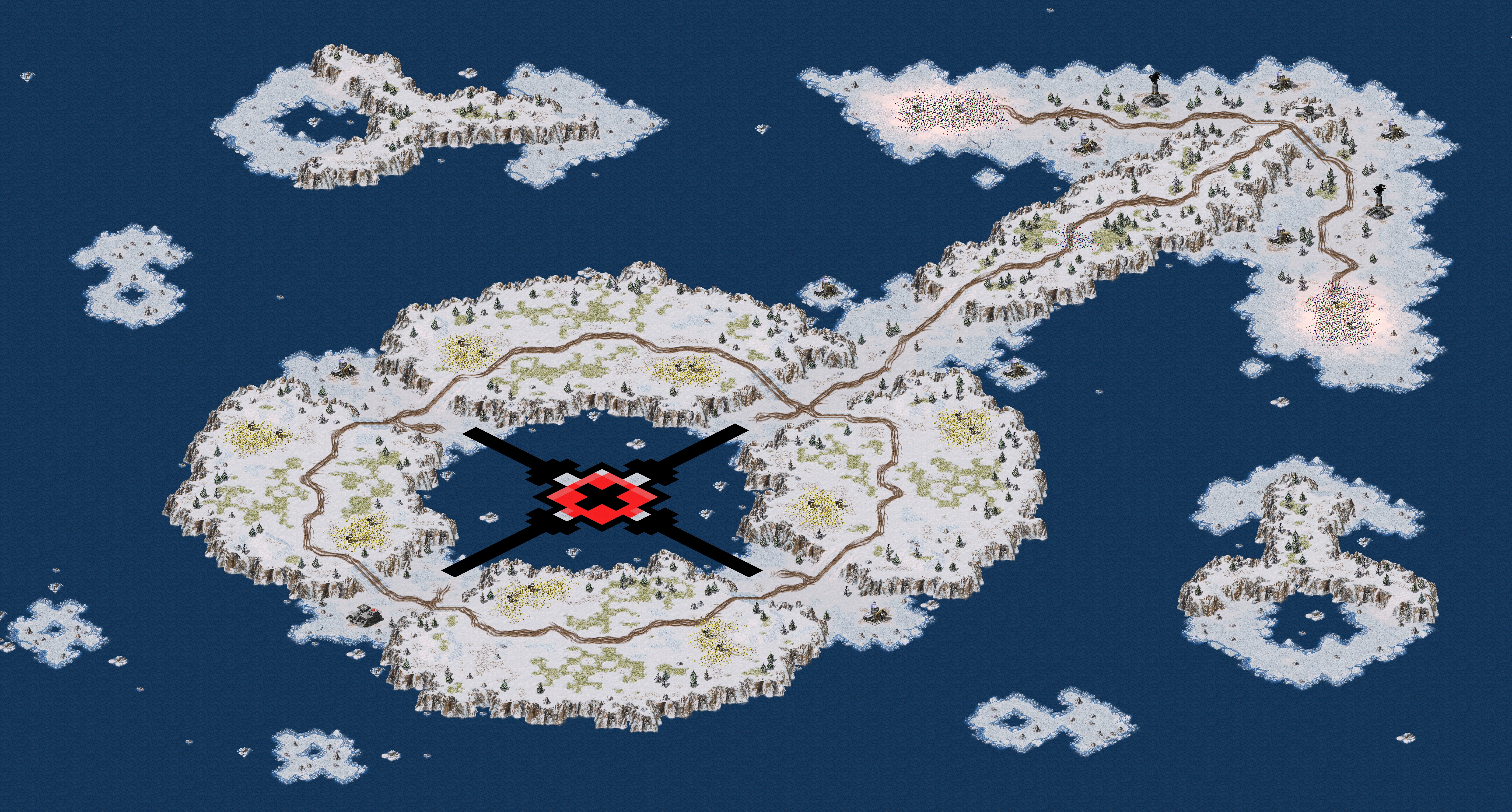 Rendered map: Man on the Run