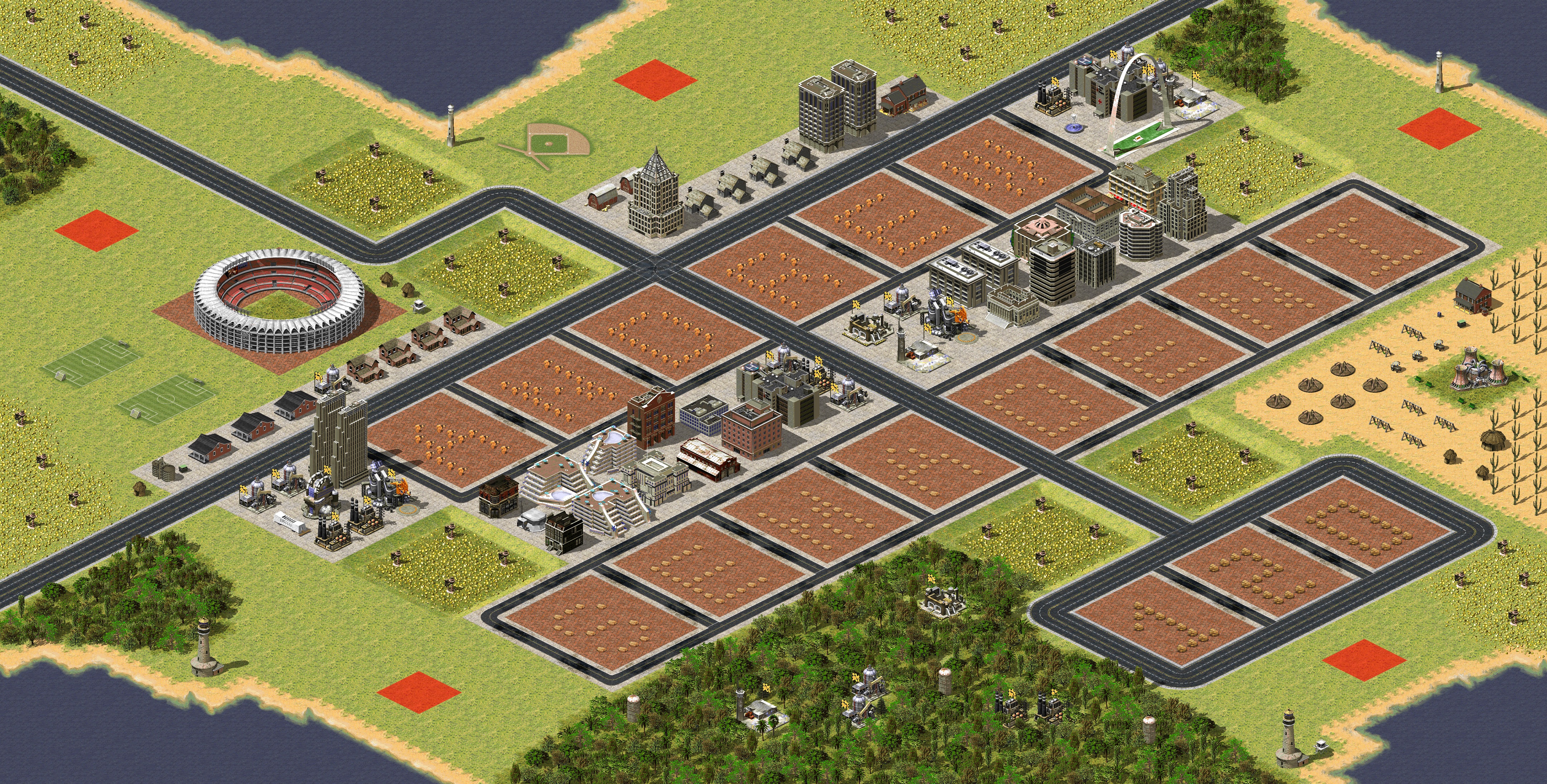 Rendered map: Semadeni