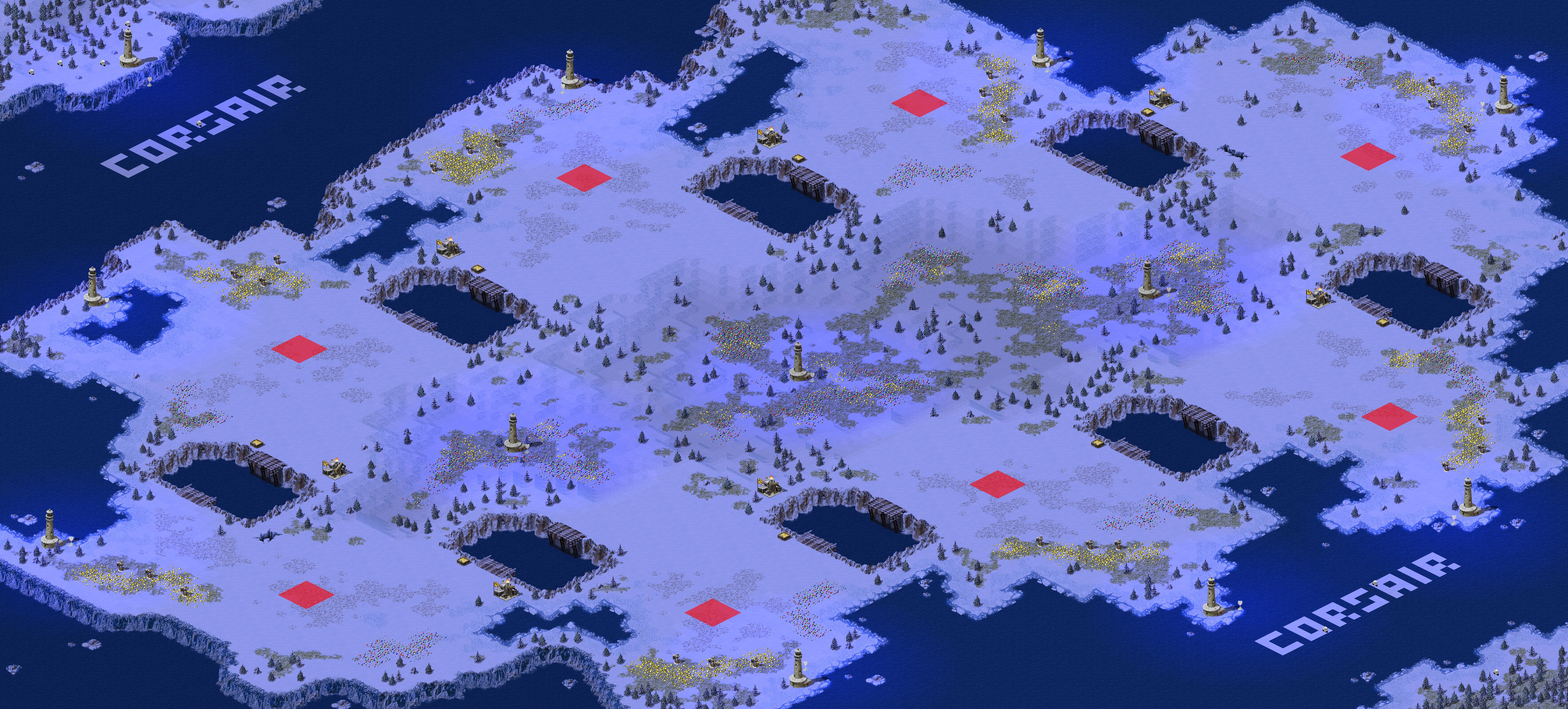 Rendered map: Caribbean Winter