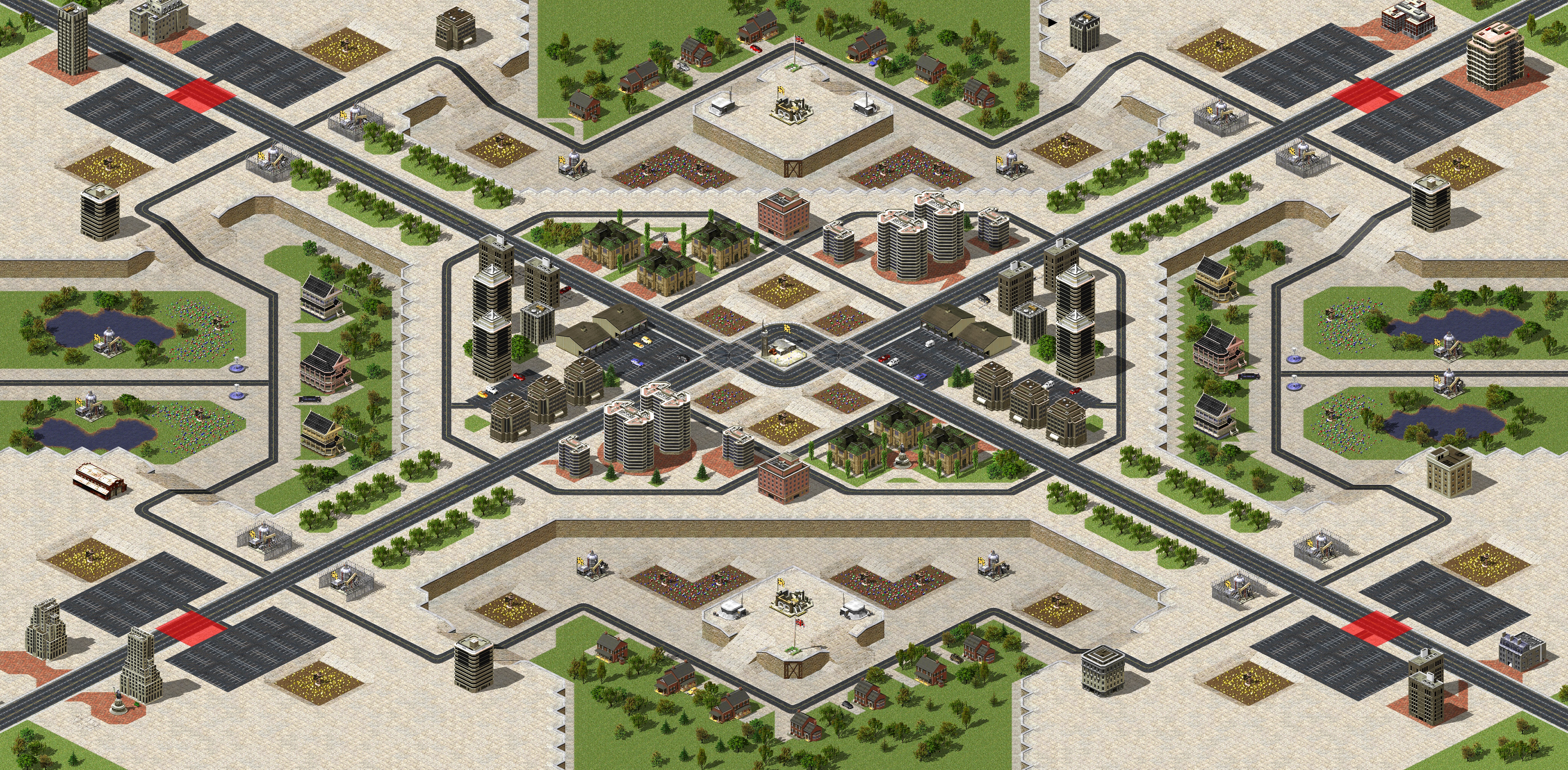 Rendered map: 4 Corners of Chaos