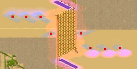 Rendered preview of 4v4 Desert Jungle