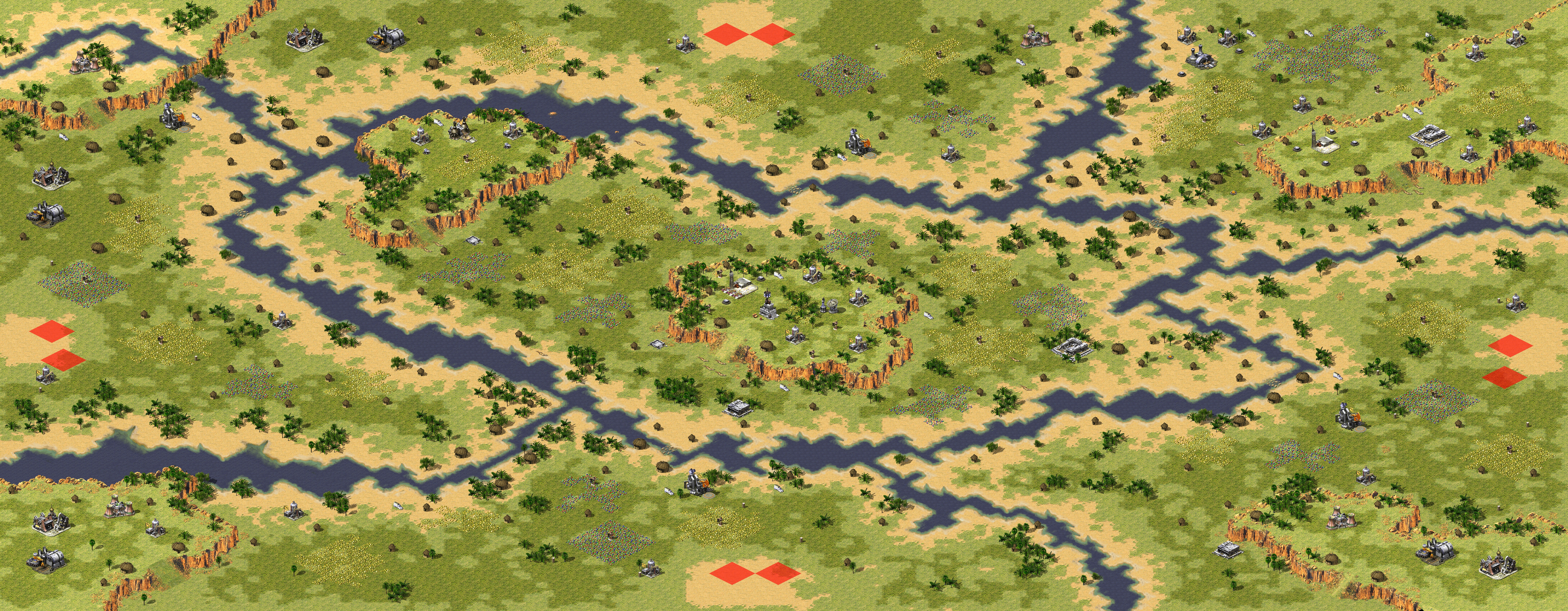 Rendered map: Maya Battle