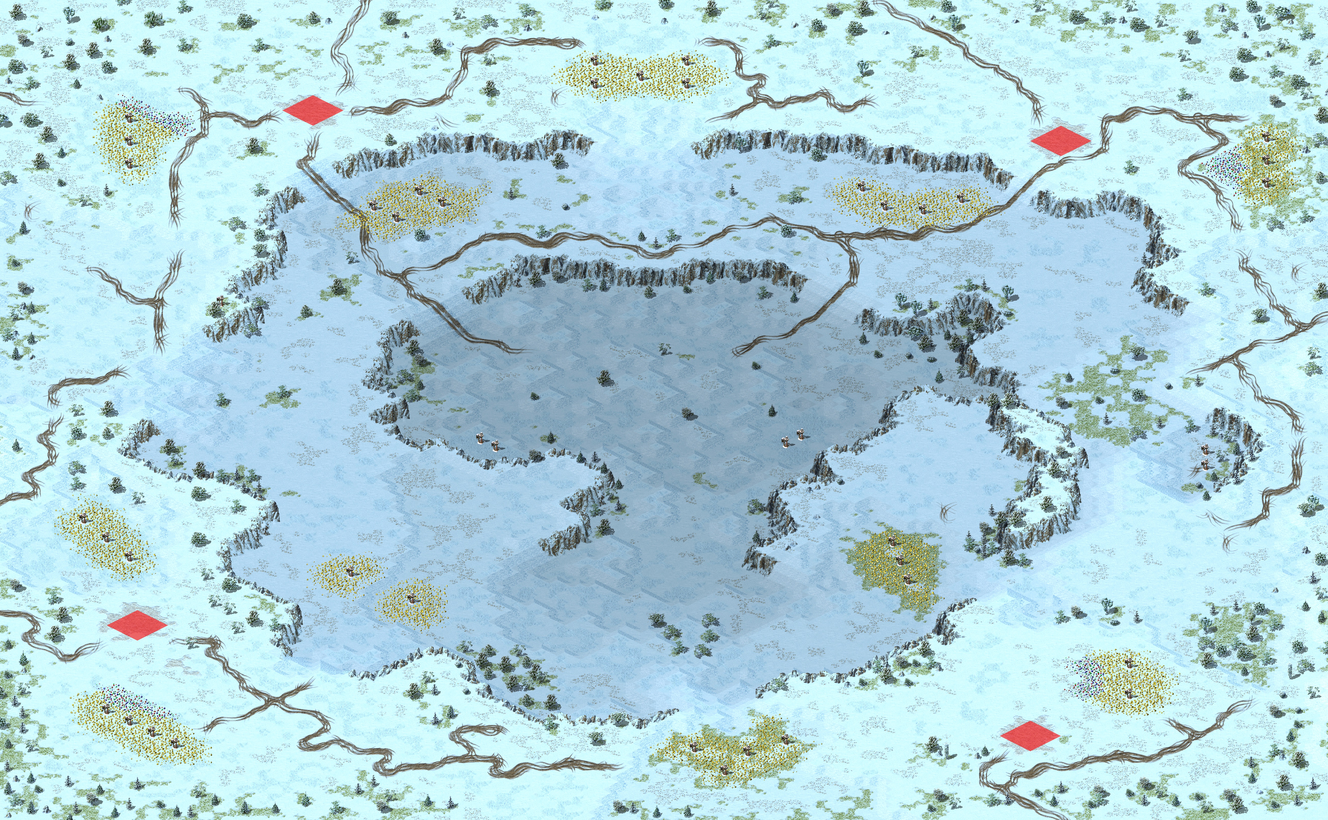 Rendered map: [半随机科技]冰天雪地