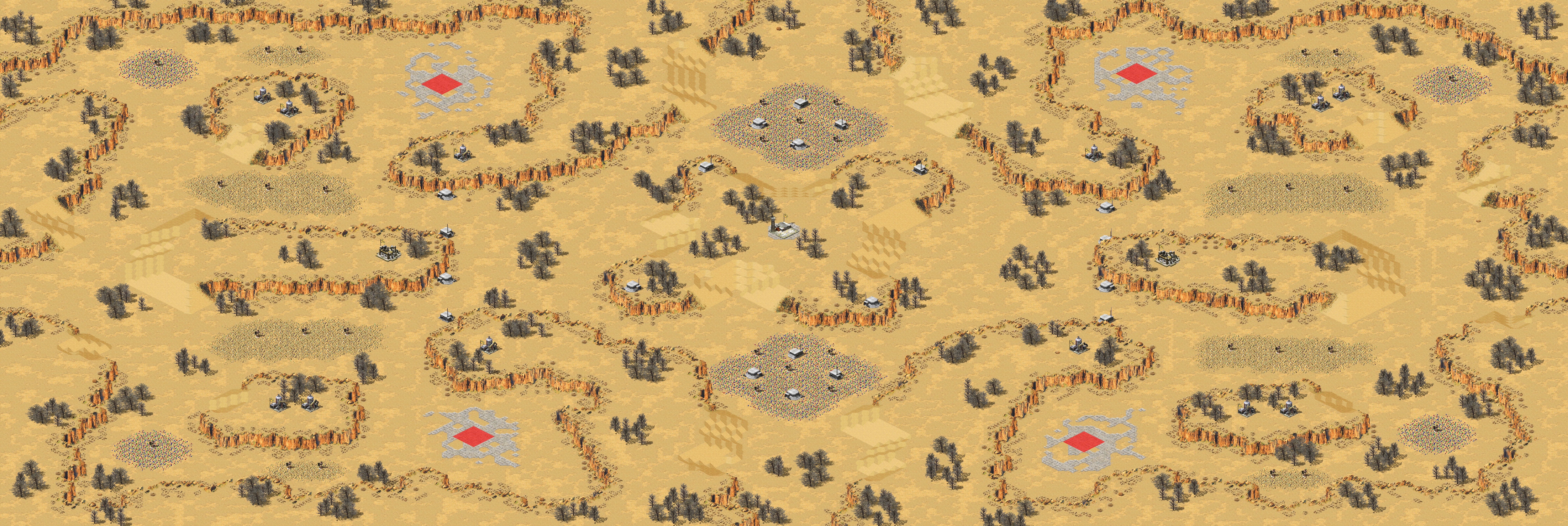 Rendered map: Barren Wasteland II