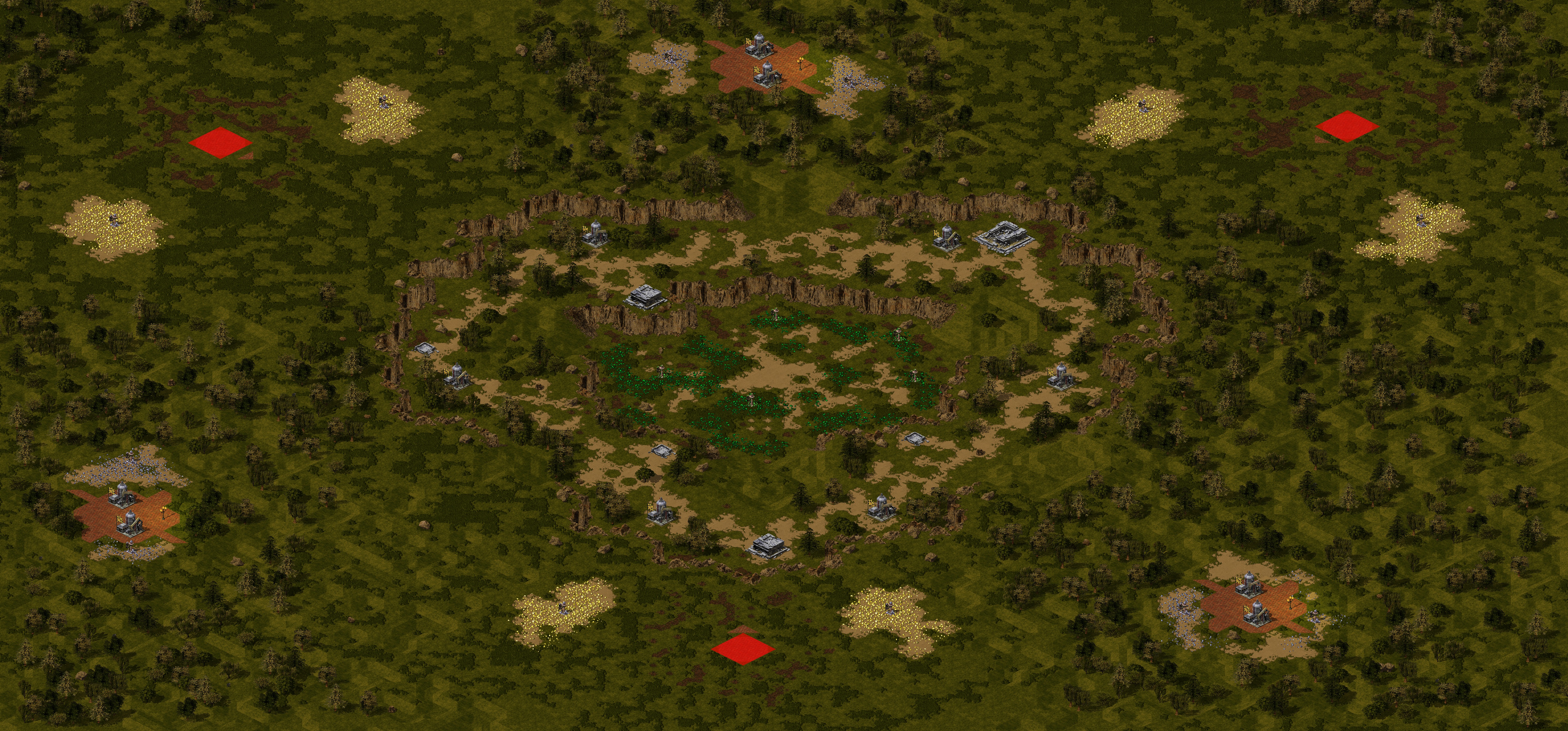 Rendered map: Mystery Town
