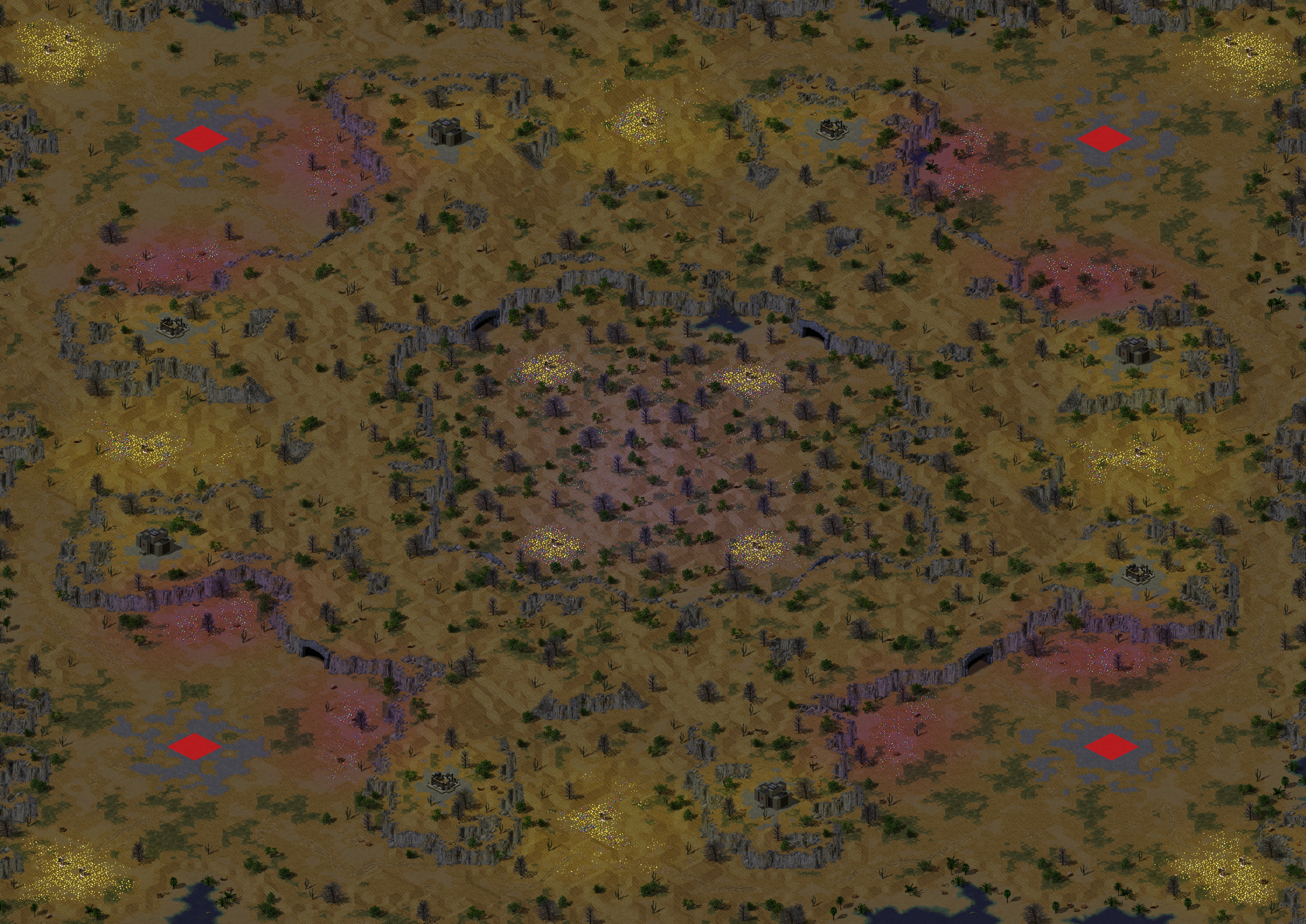 Rendered map: Crystal Forest (4)