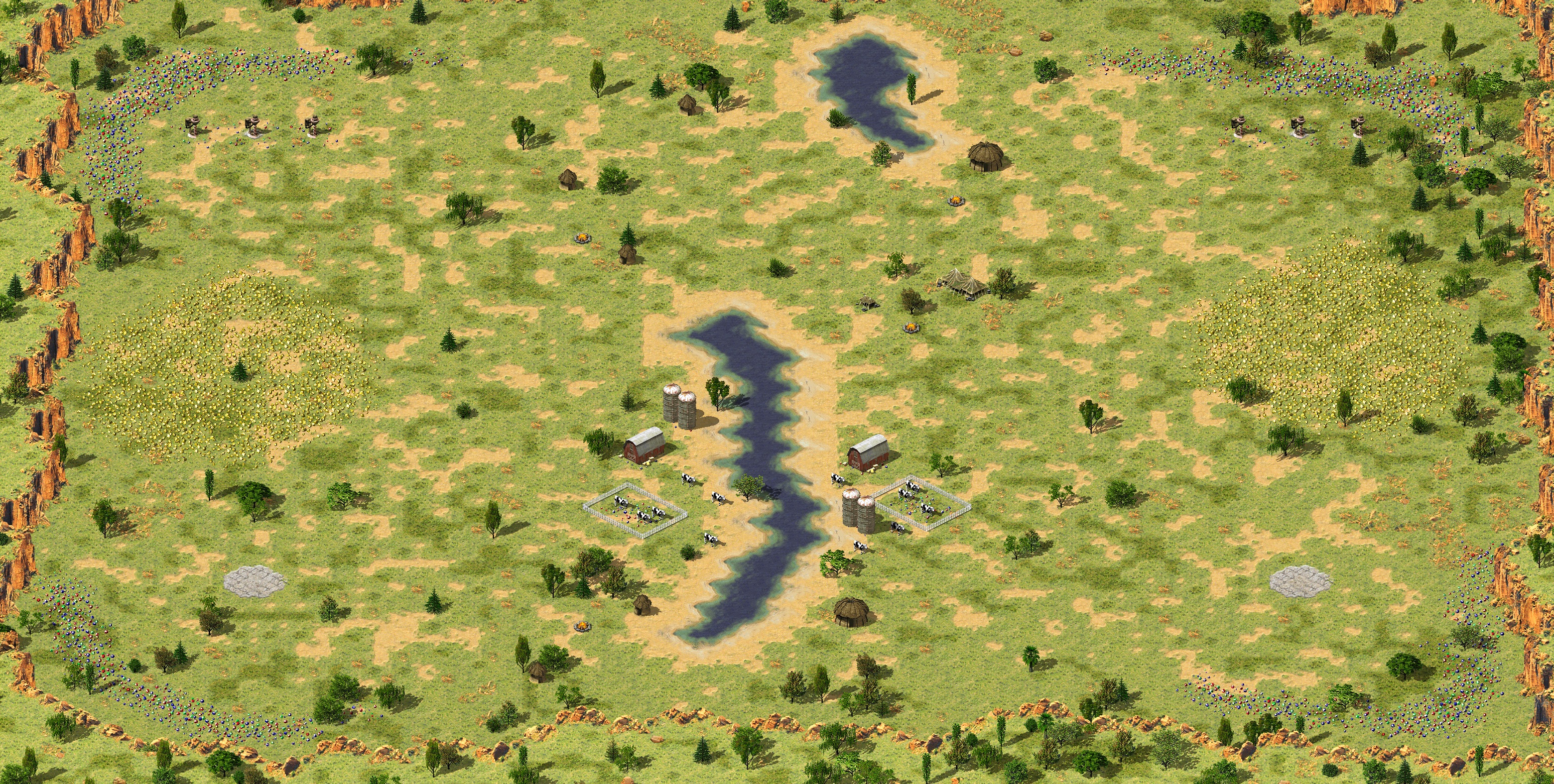 Rendered map: Pit Ranch