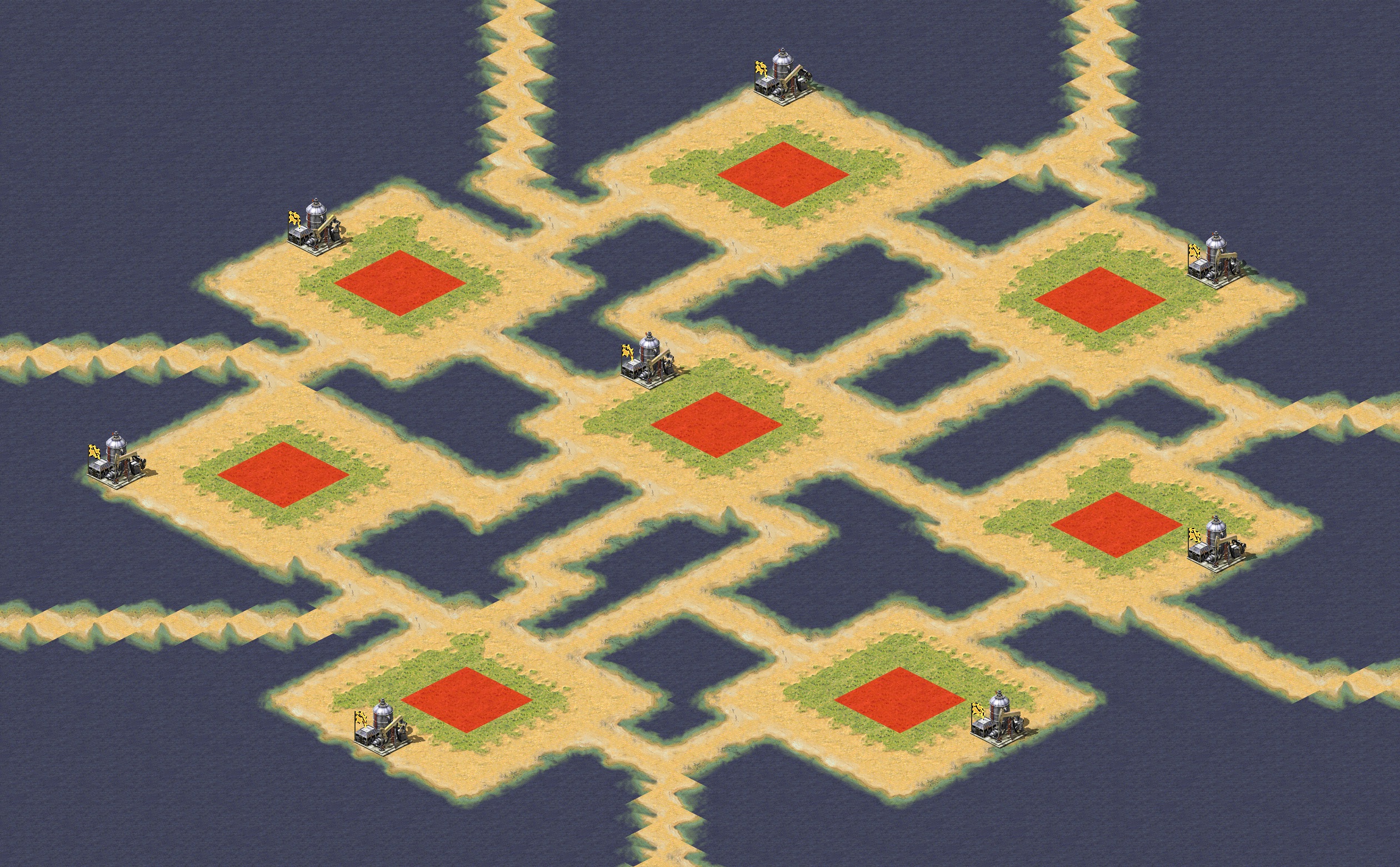 Rendered map: Miniland