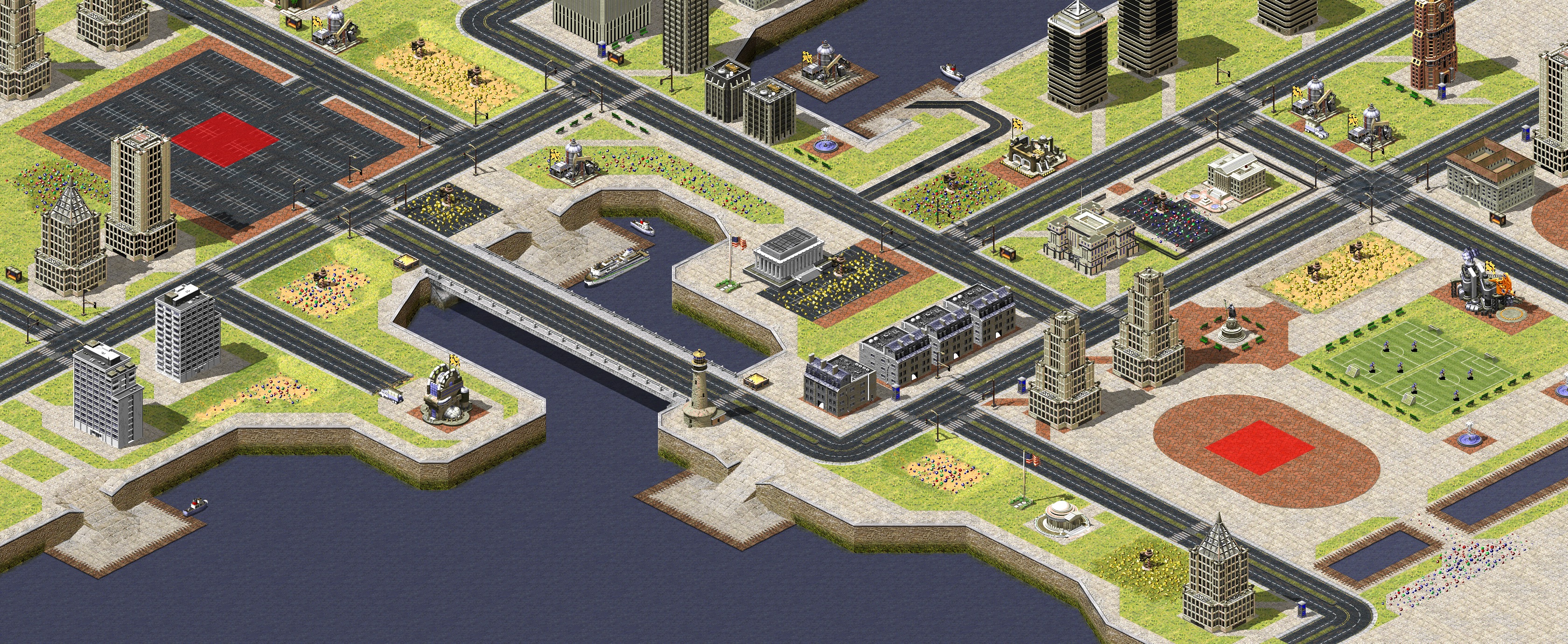 Rendered map: Urban Rush II
