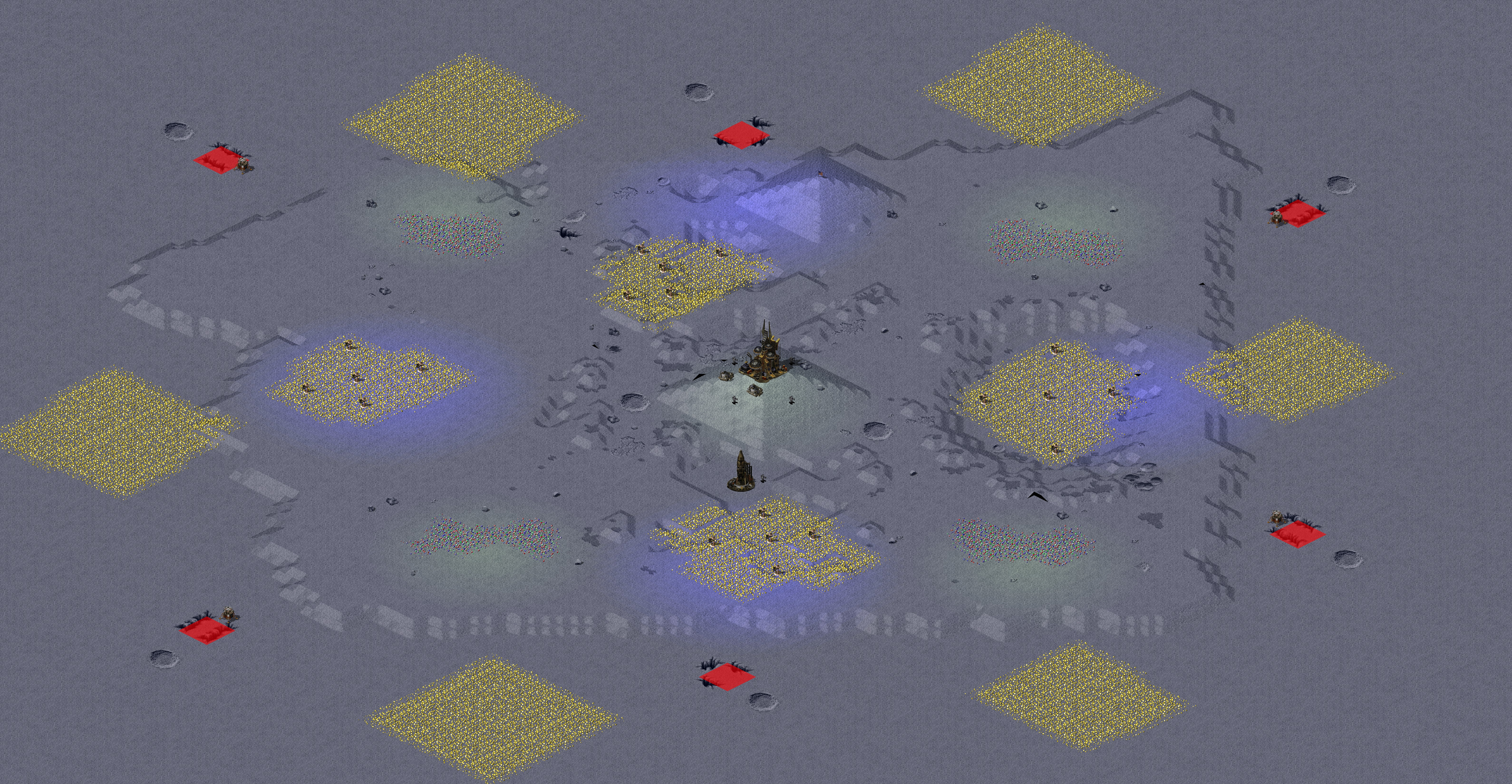 Rendered map: War On The Moon
