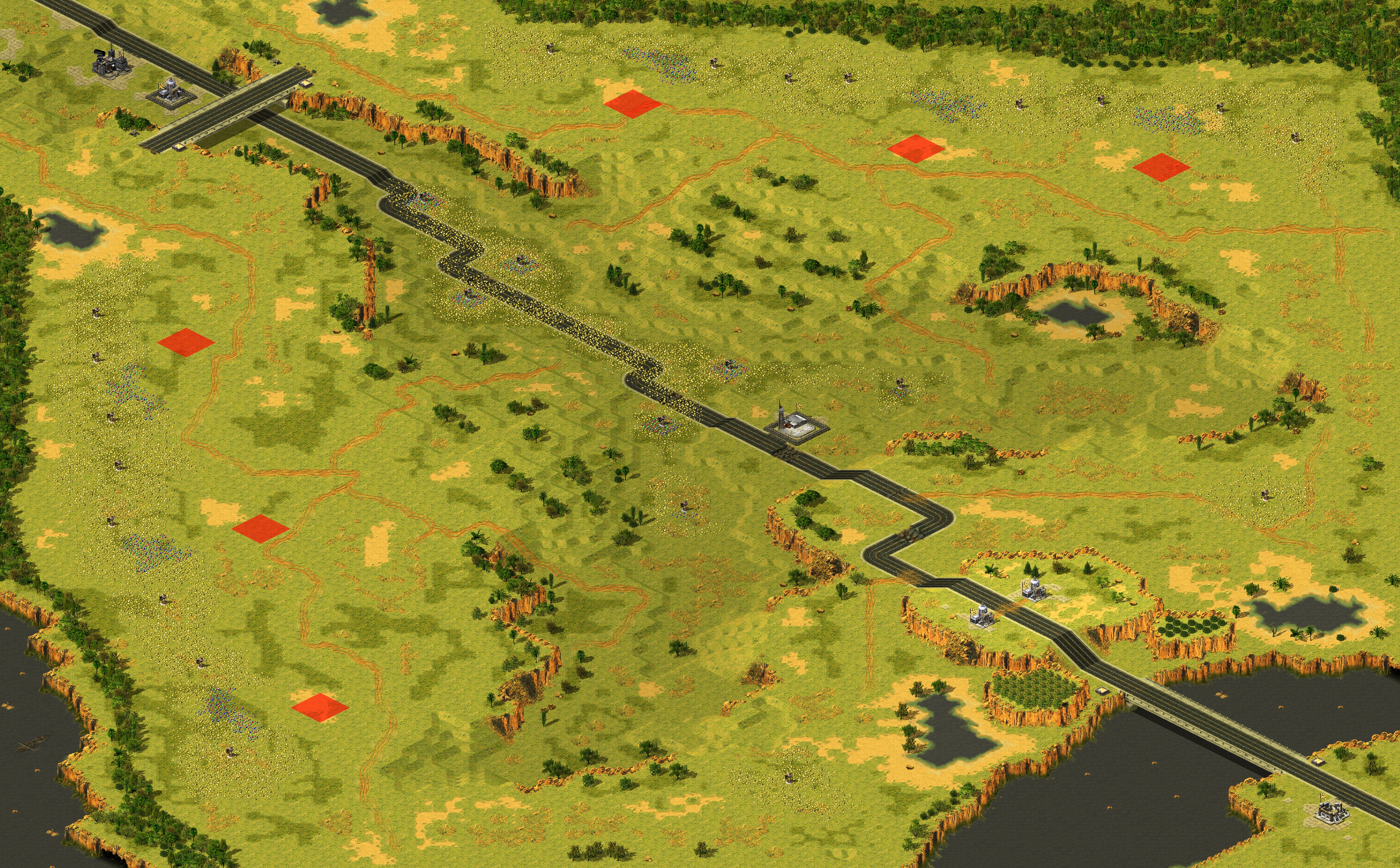 Rendered map: Buffed Road Battle