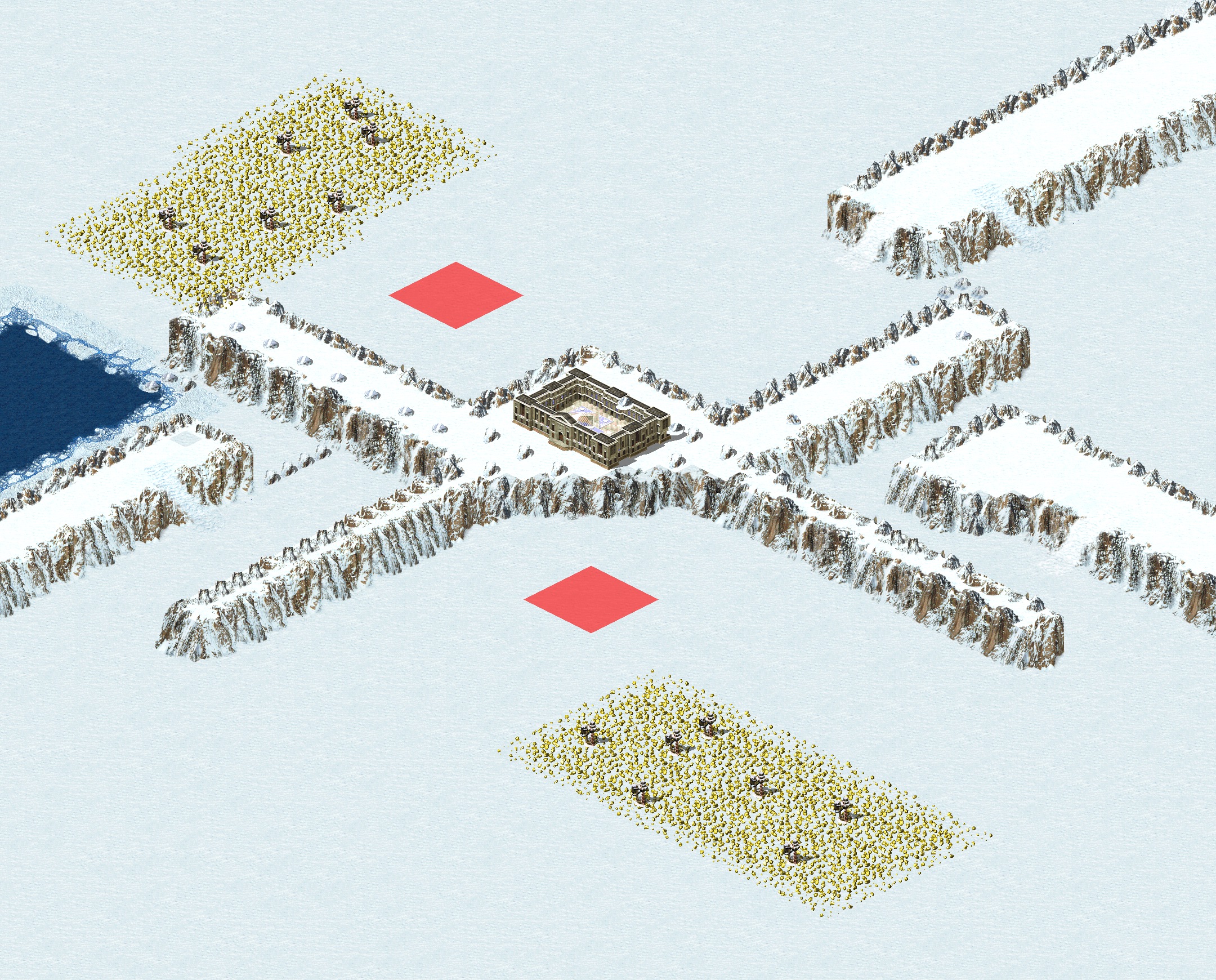 Rendered map: Crossroads