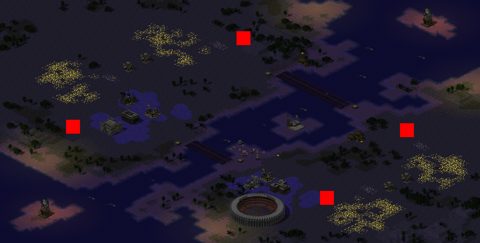 Rendered preview of Runaway River (2 vs 2)