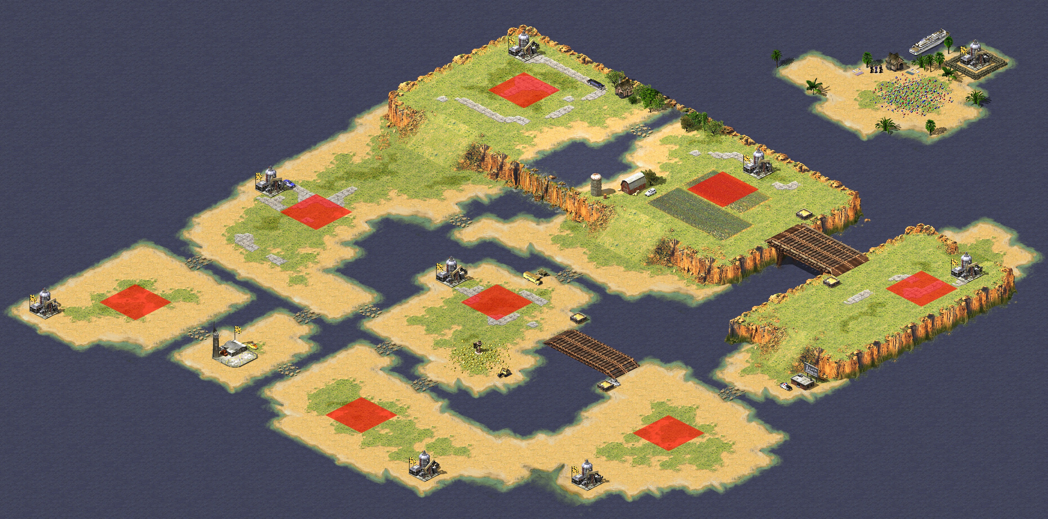 Rendered map: Patch of Land - Paradise