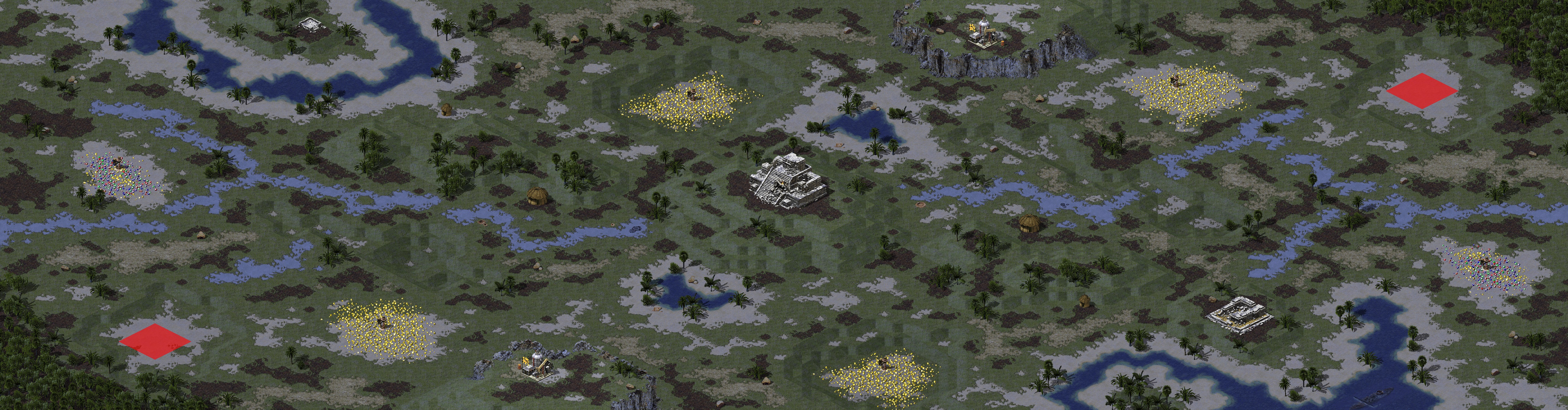 Rendered map: Tikal