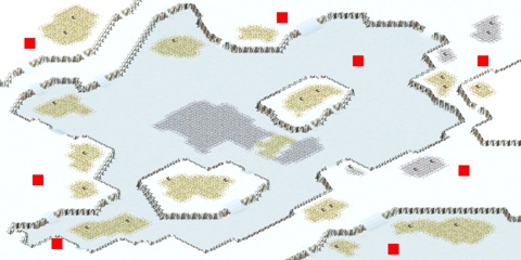 Rendered preview of Snowy Field v1.0